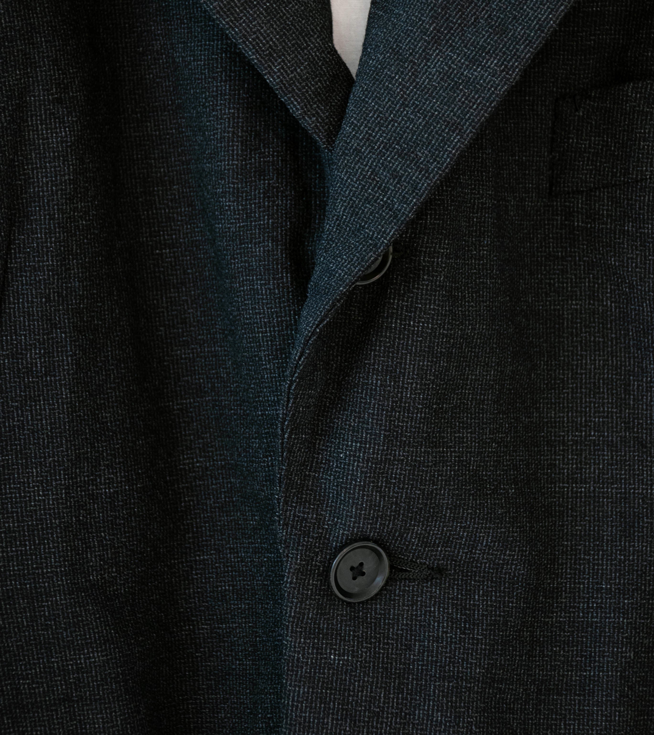 Niceness 'T.ROLAND Clover Leaf Mélange Herringbone Jacket' (Charcoal) - Image 7
