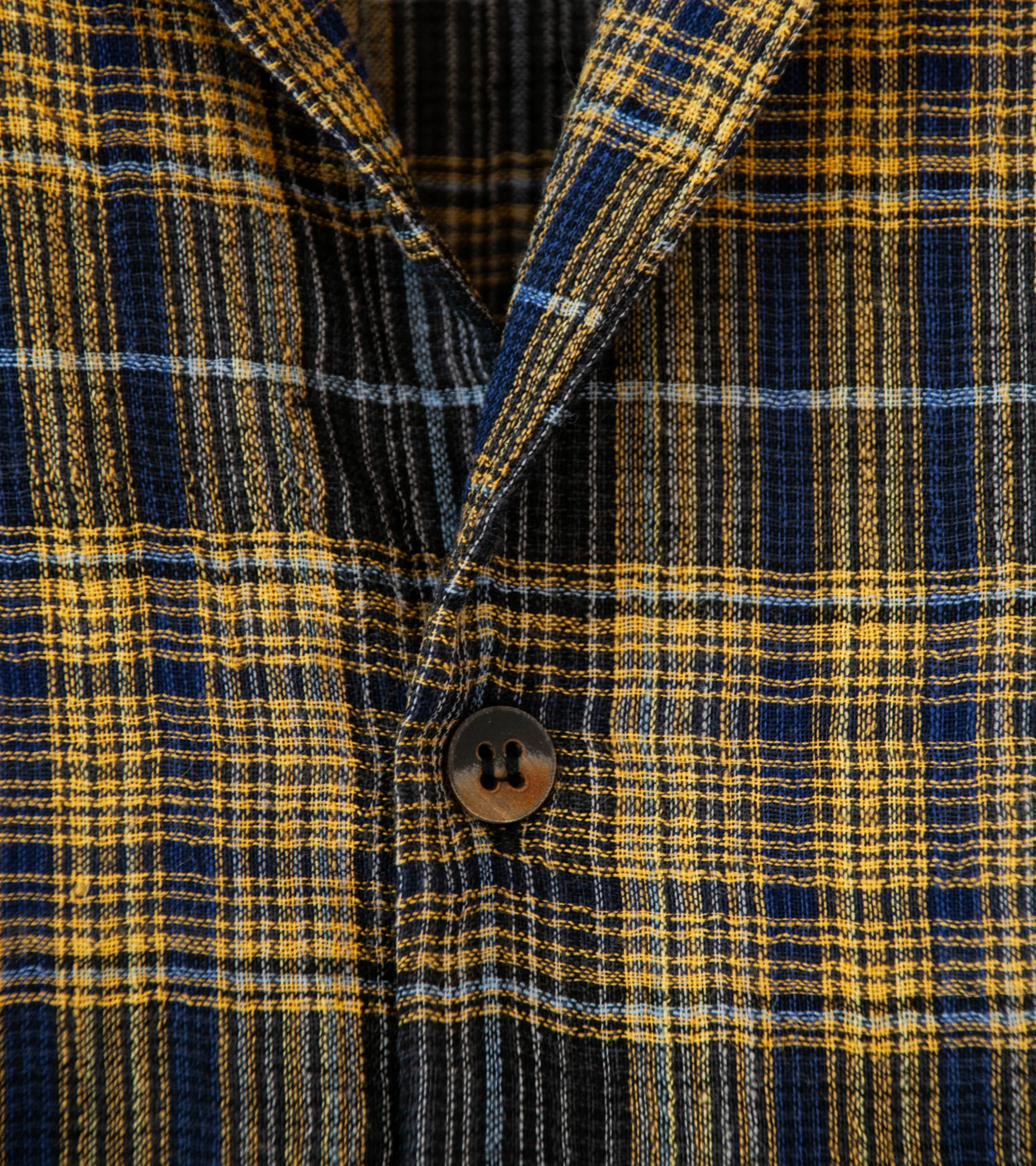 Niceness 'THOM Open Collar Jacket Shirt' (Yellow) - Image 4