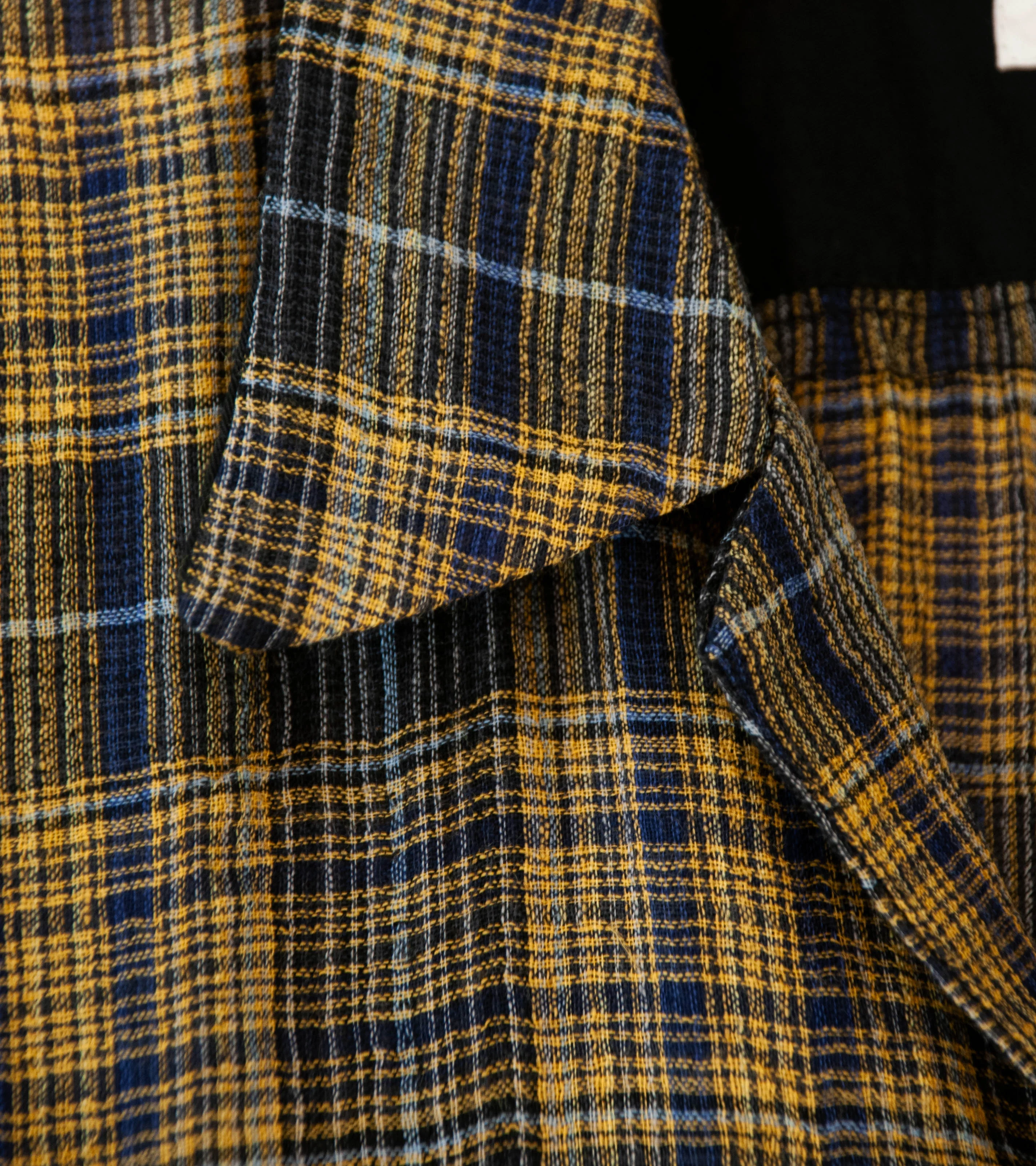 Niceness 'THOM Open Collar Jacket Shirt' (Yellow) - Image 5