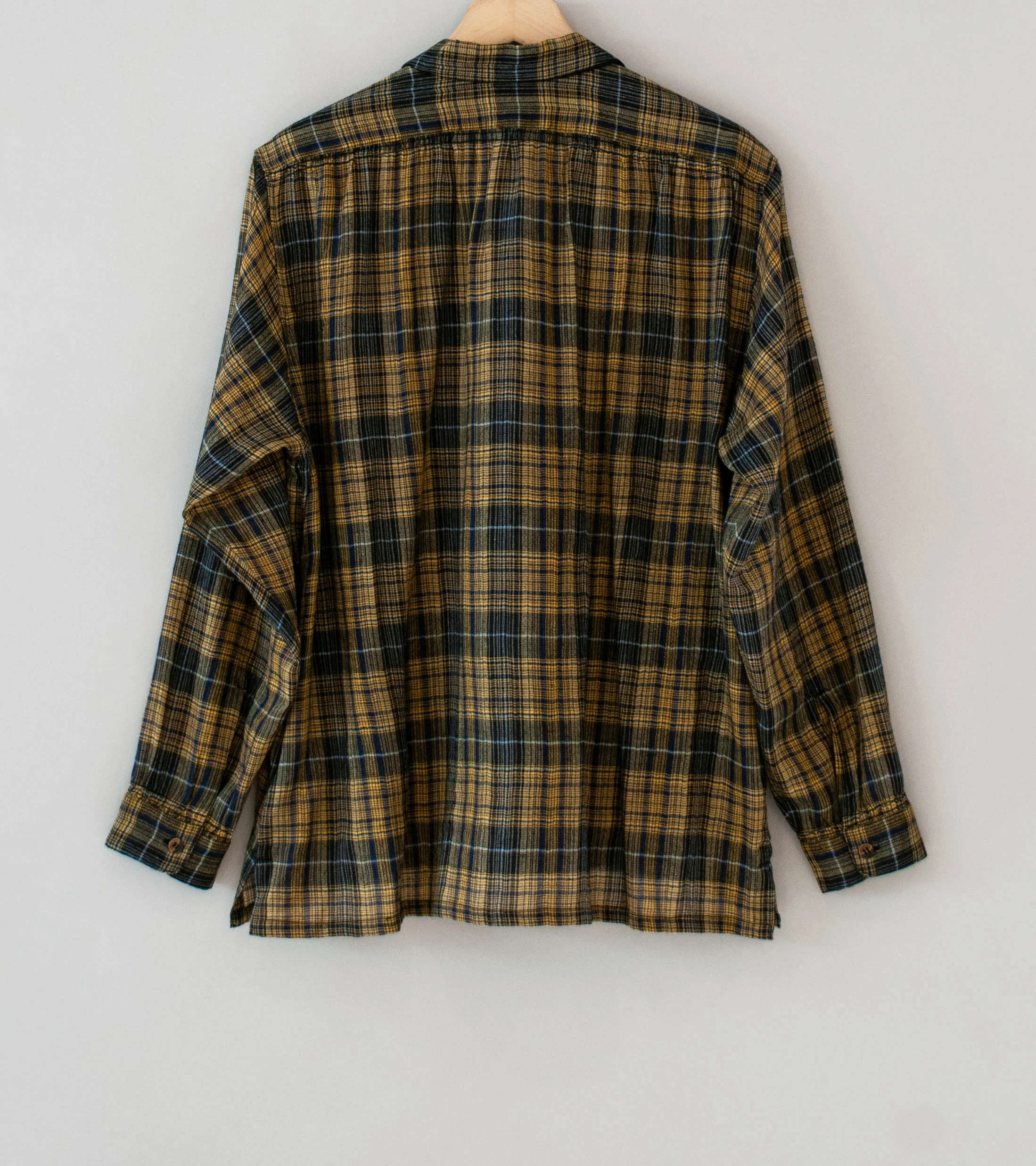 Niceness 'THOM Open Collar Jacket Shirt' (Yellow) - Image 6