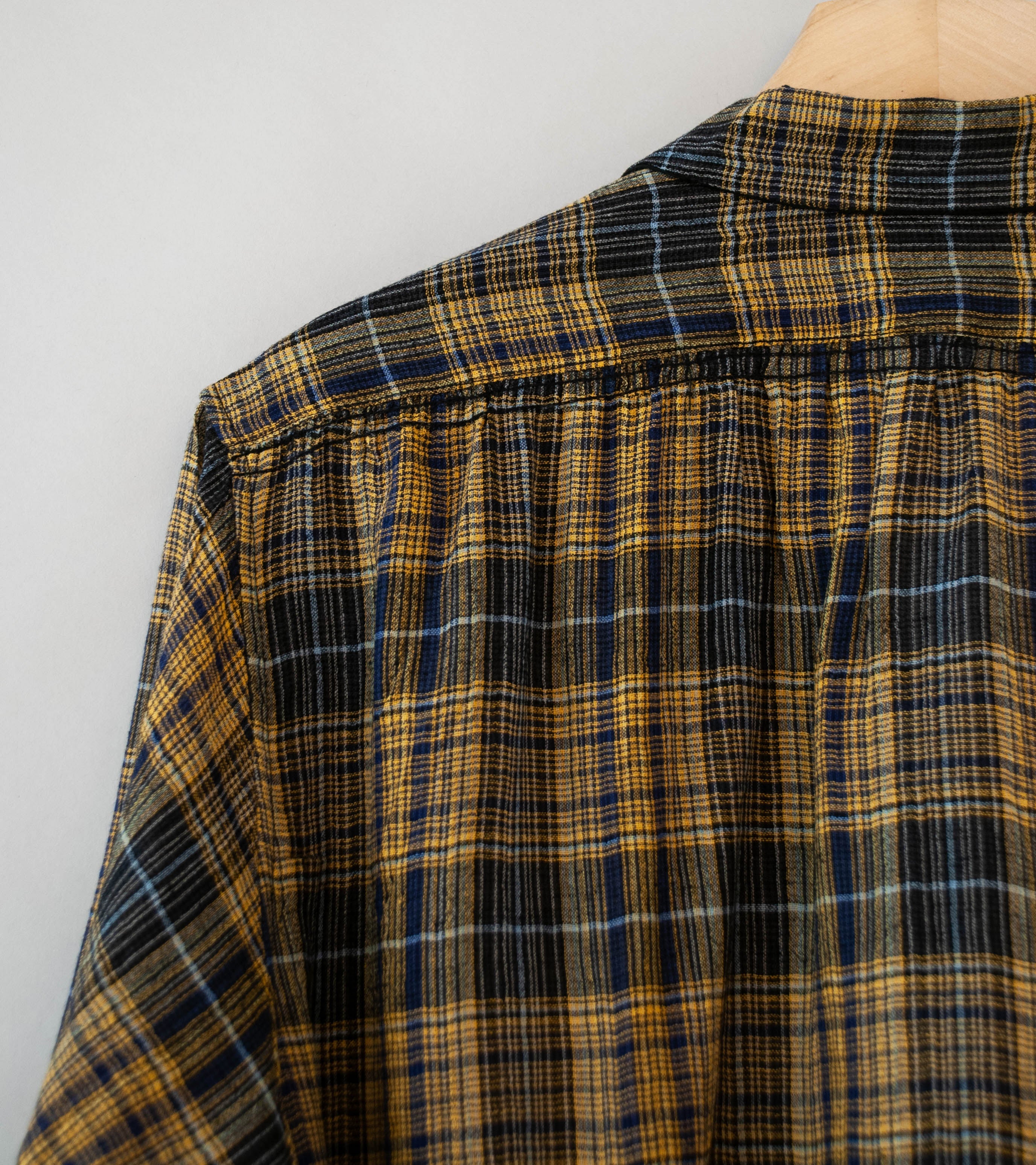 Niceness 'THOM Open Collar Jacket Shirt' (Yellow) - Image 7