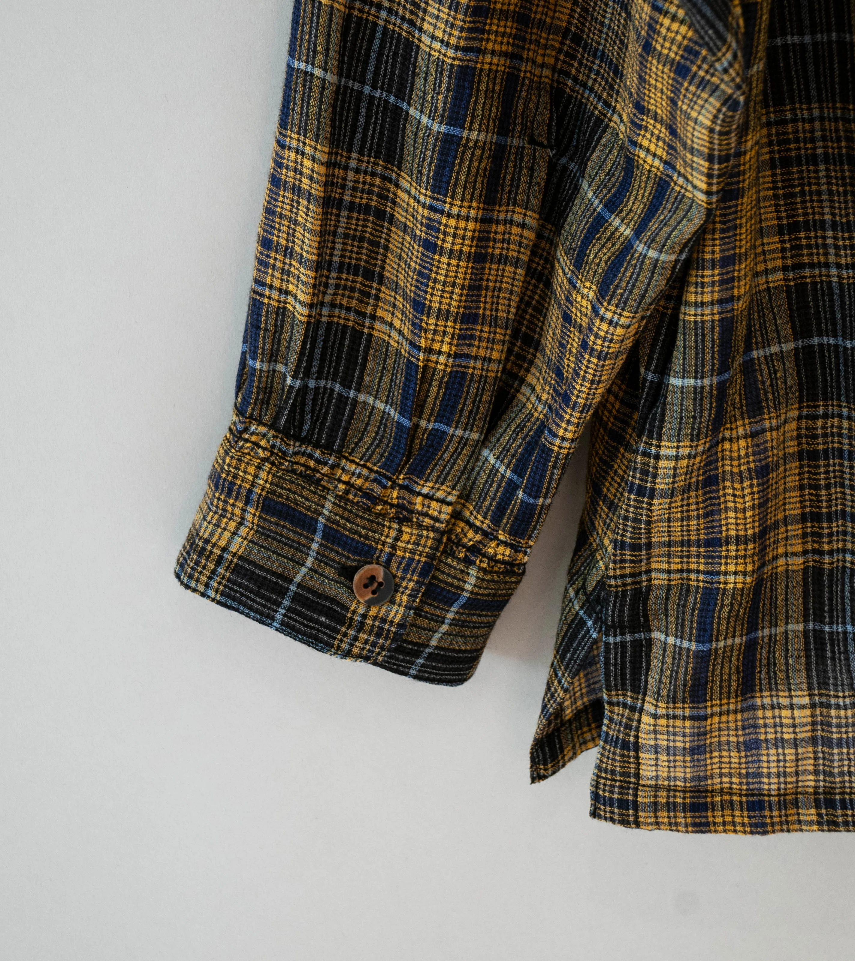 Niceness 'THOM Open Collar Jacket Shirt' (Yellow) - Image 8