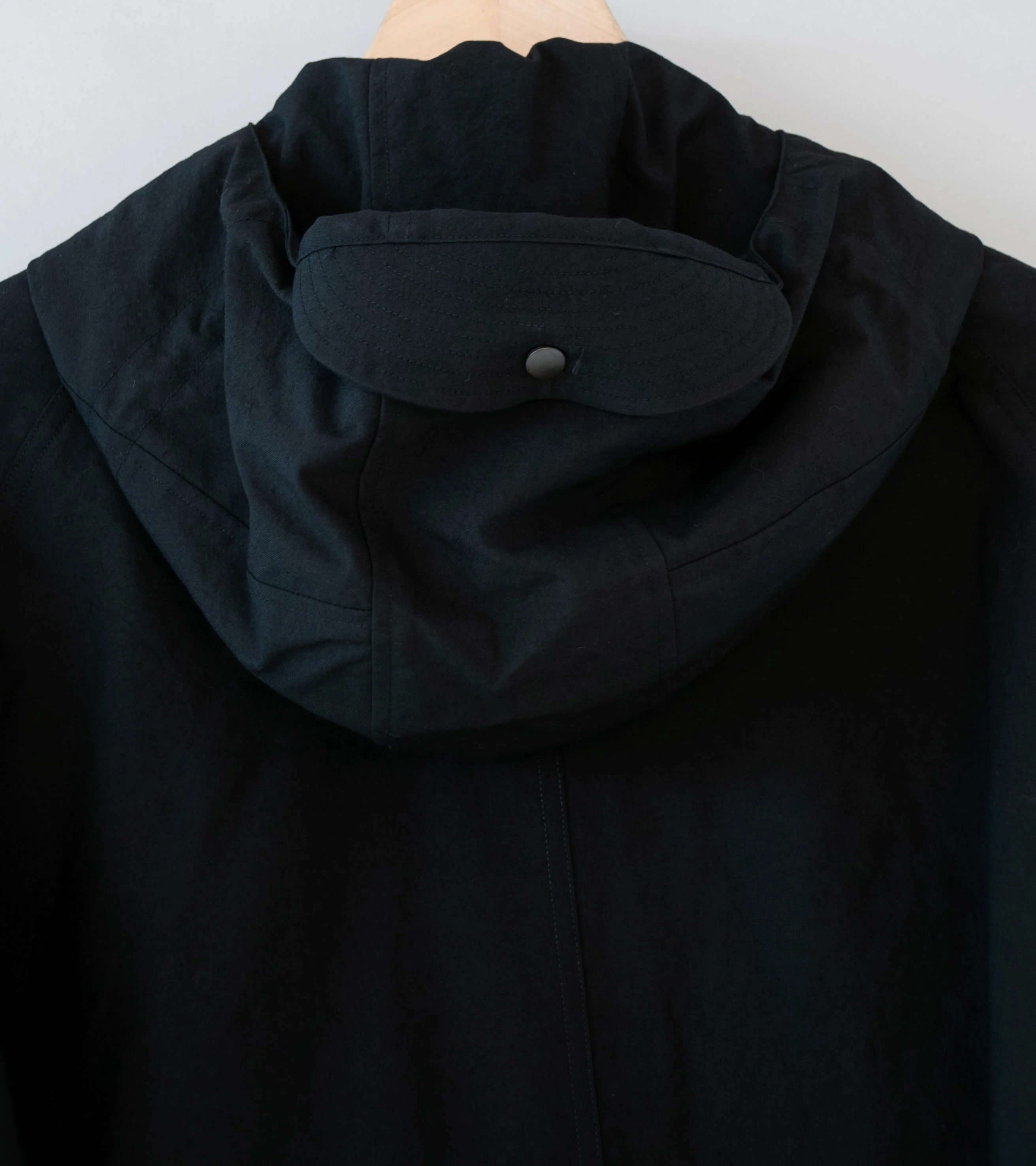 Product Twelve 'High Count Wool Field Coat' (Black) - Image 10