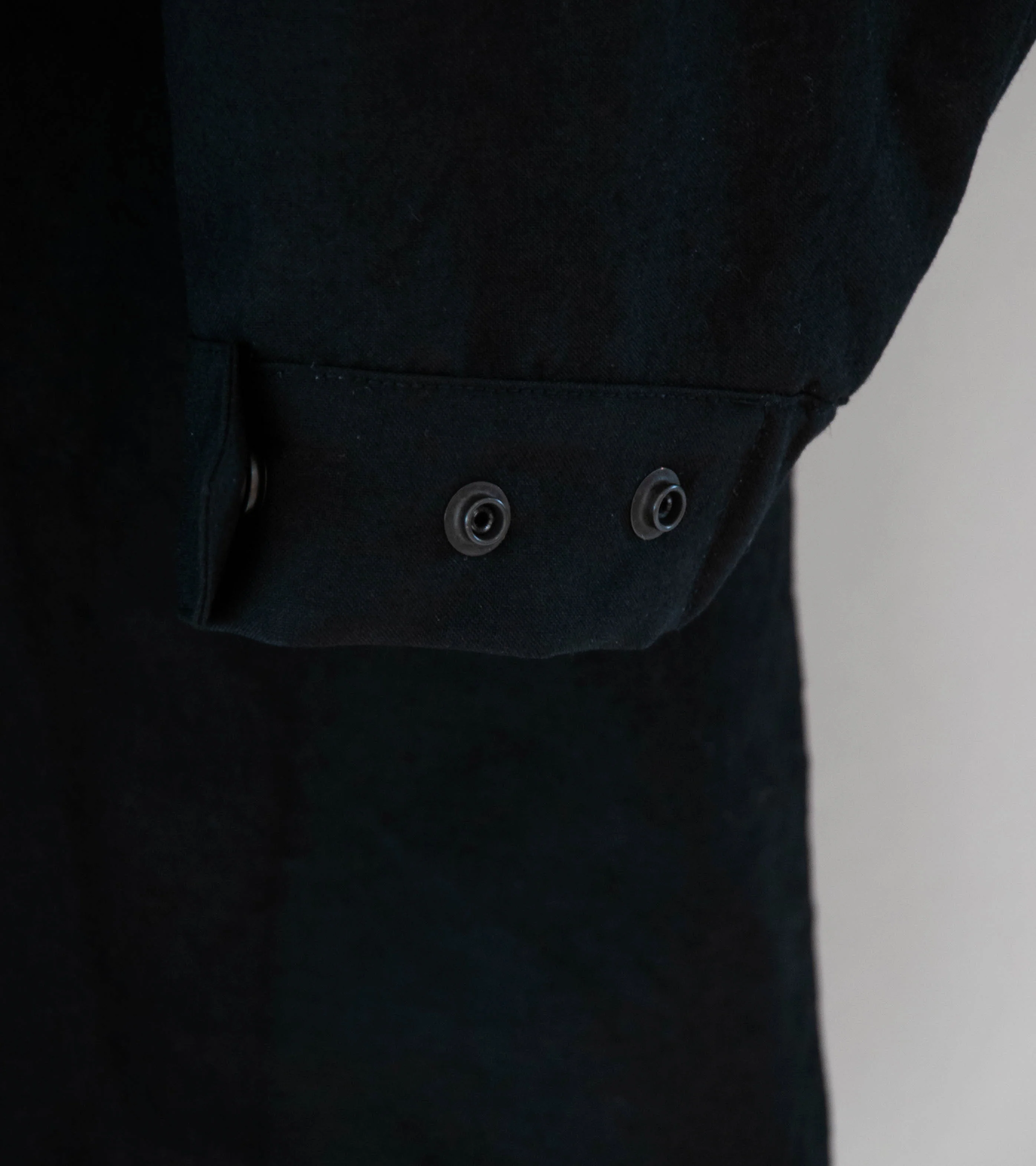 Product Twelve 'High Count Wool Field Coat' (Black) - Image 6