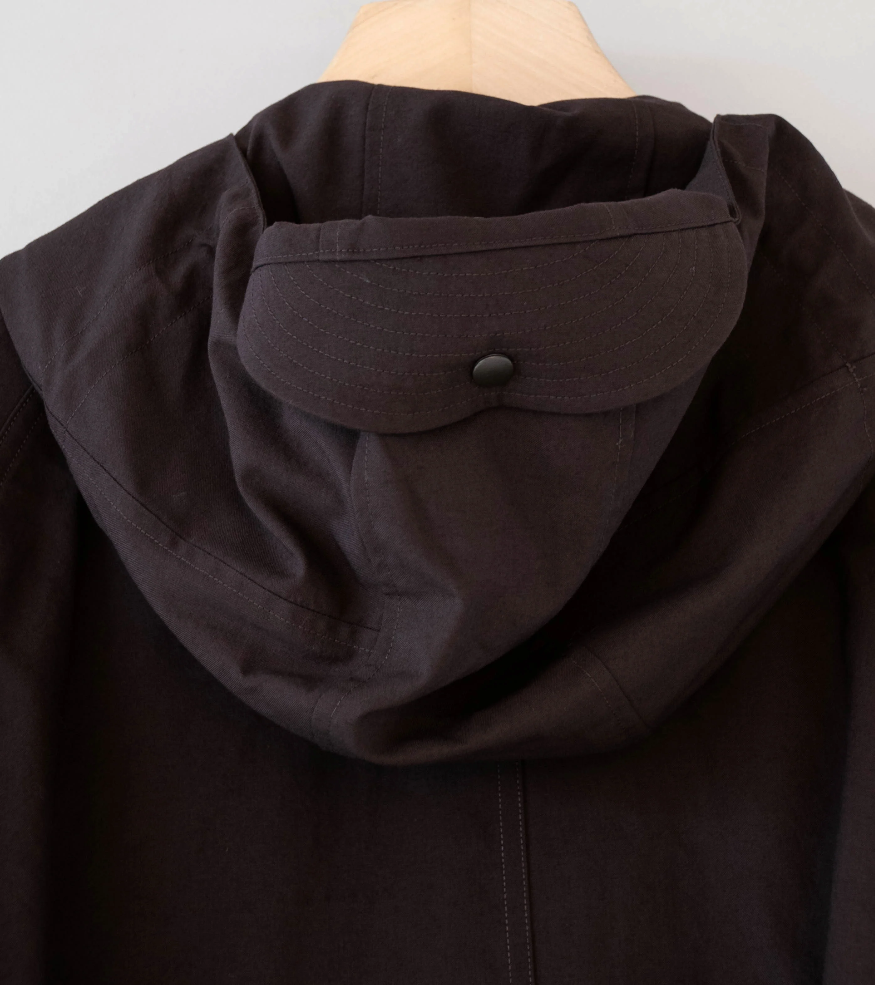 Product Twelve 'High Count Wool Field Coat' (Brown) - Image 9