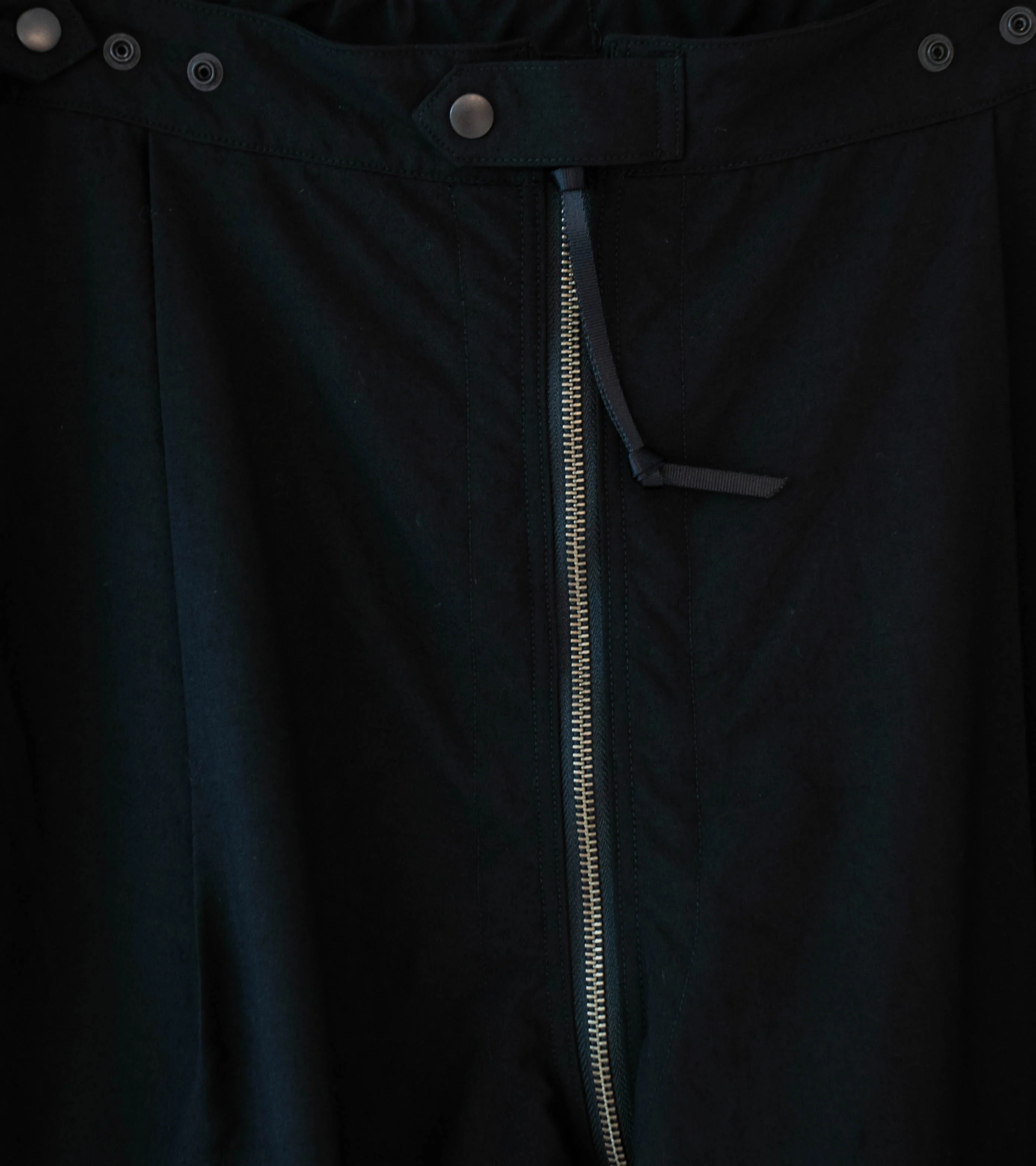 Product Twelve 'High Count Wool Flight Pants' (Black) - Image 6
