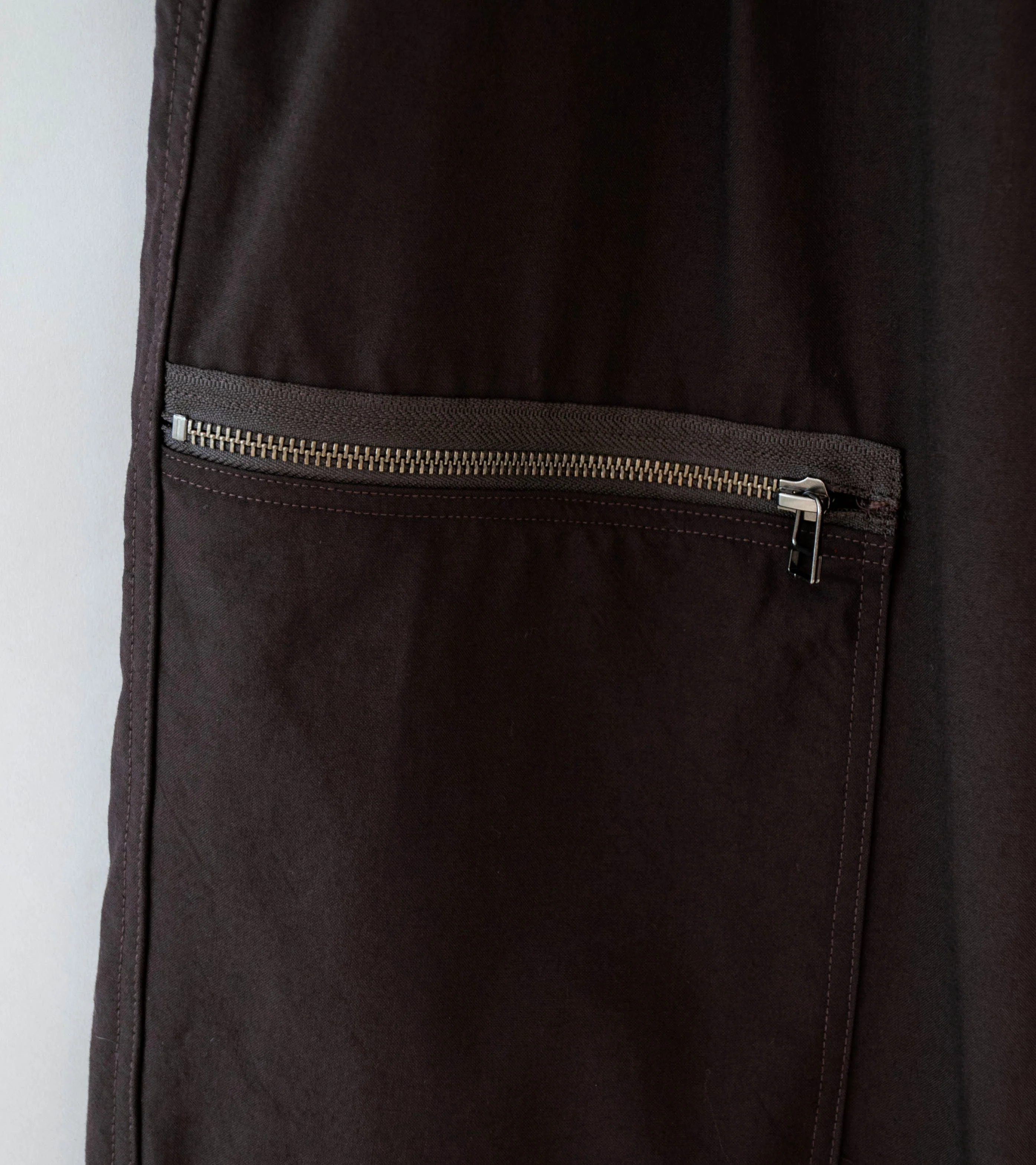 Product Twelve 'High Count Wool Flight Pants' (Brown) - Image 3