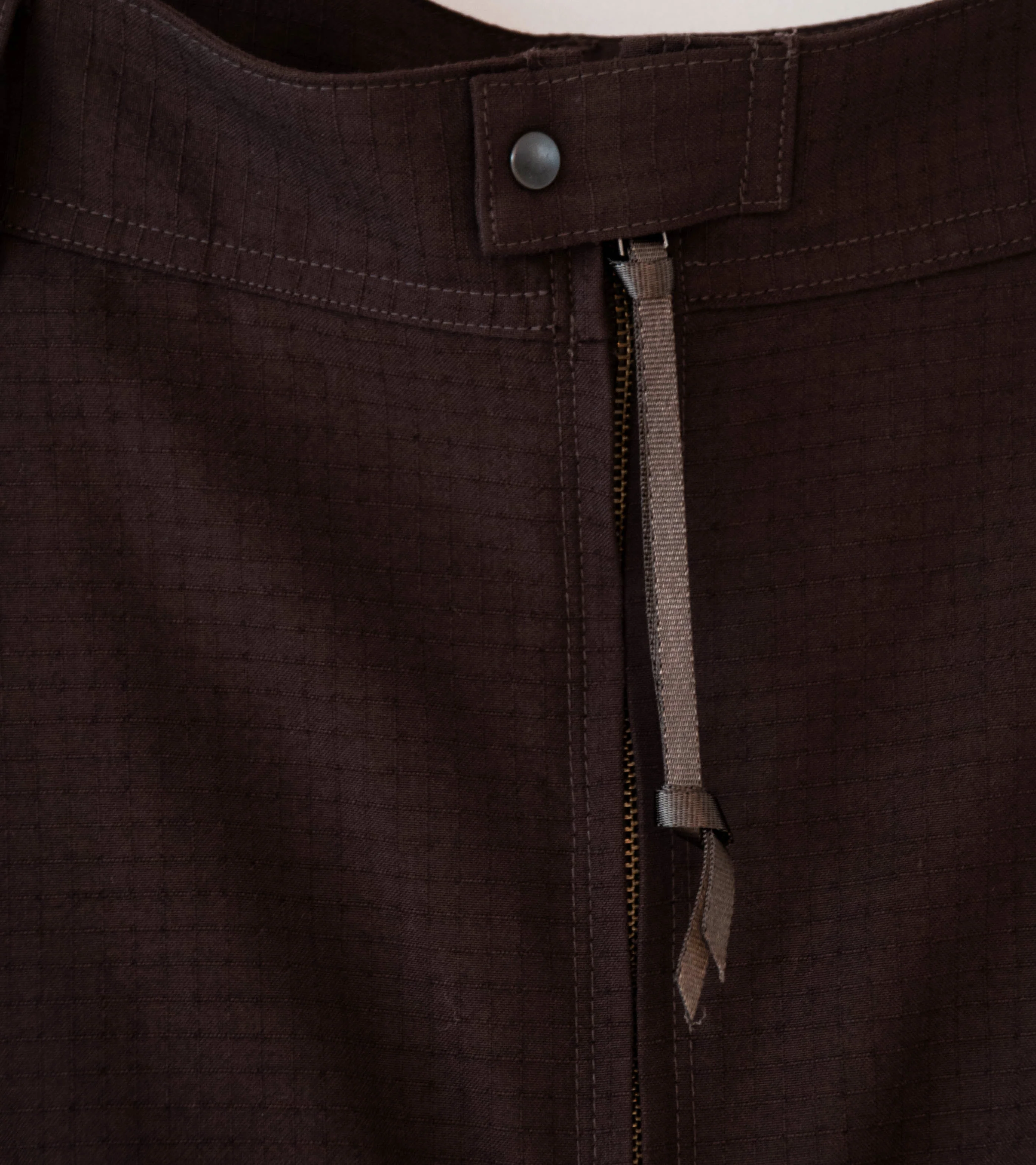 Product Twelve 'High Count Wool Ripstop Pants' (Brown) - Image 4