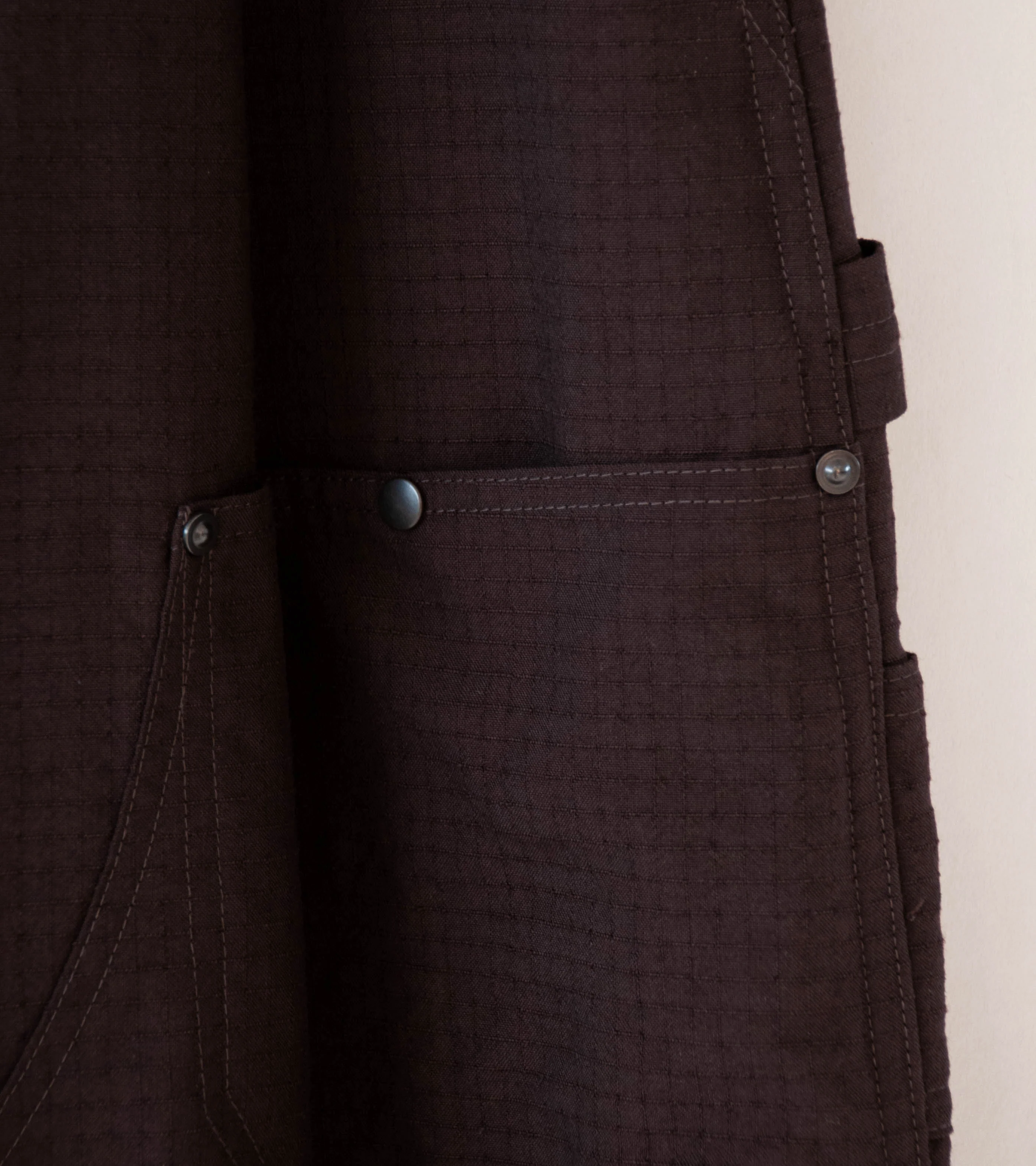 Product Twelve 'High Count Wool Ripstop Pants' (Brown) - Image 5