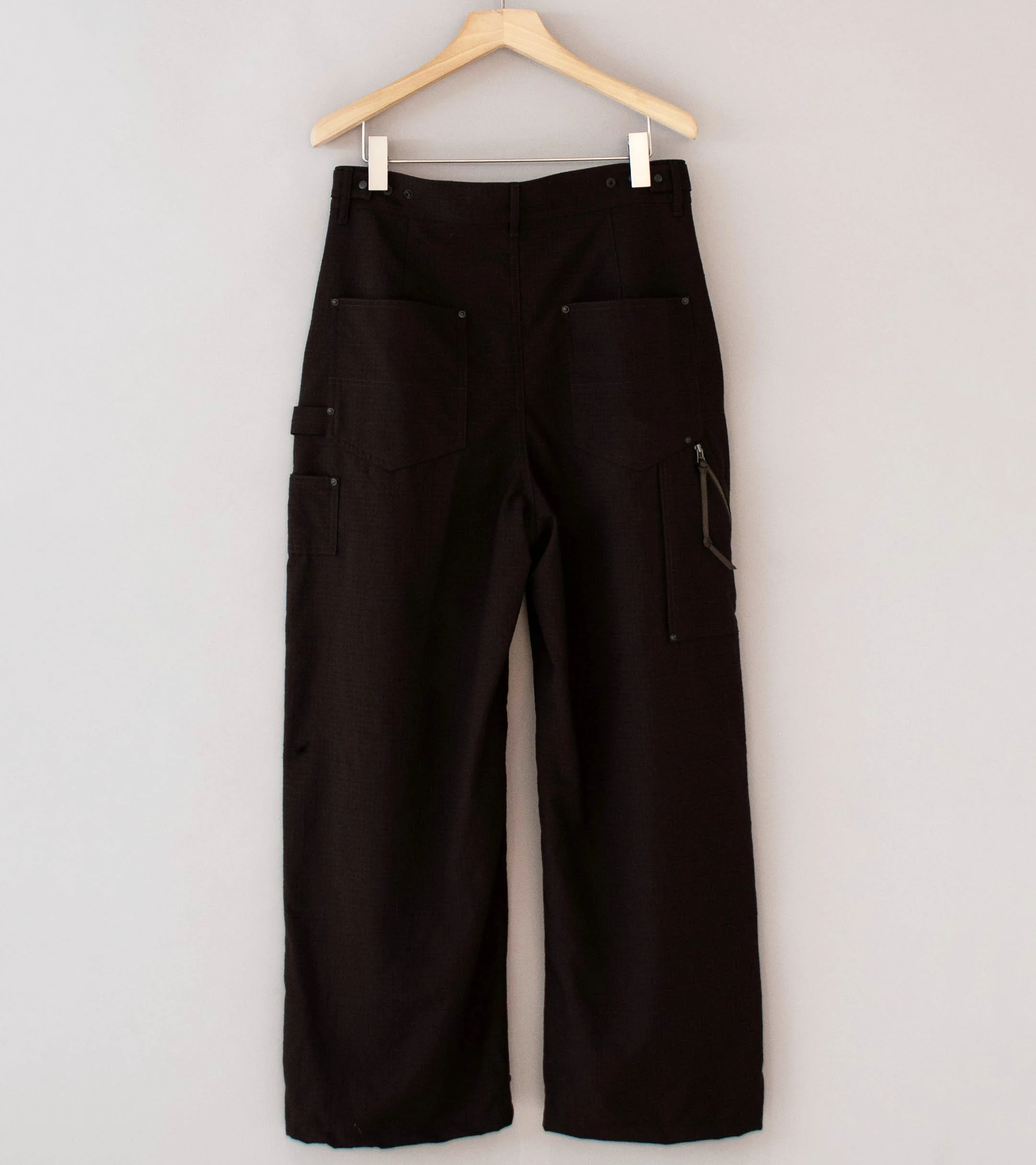 Product Twelve 'High Count Wool Ripstop Pants' (Brown) - Image 7