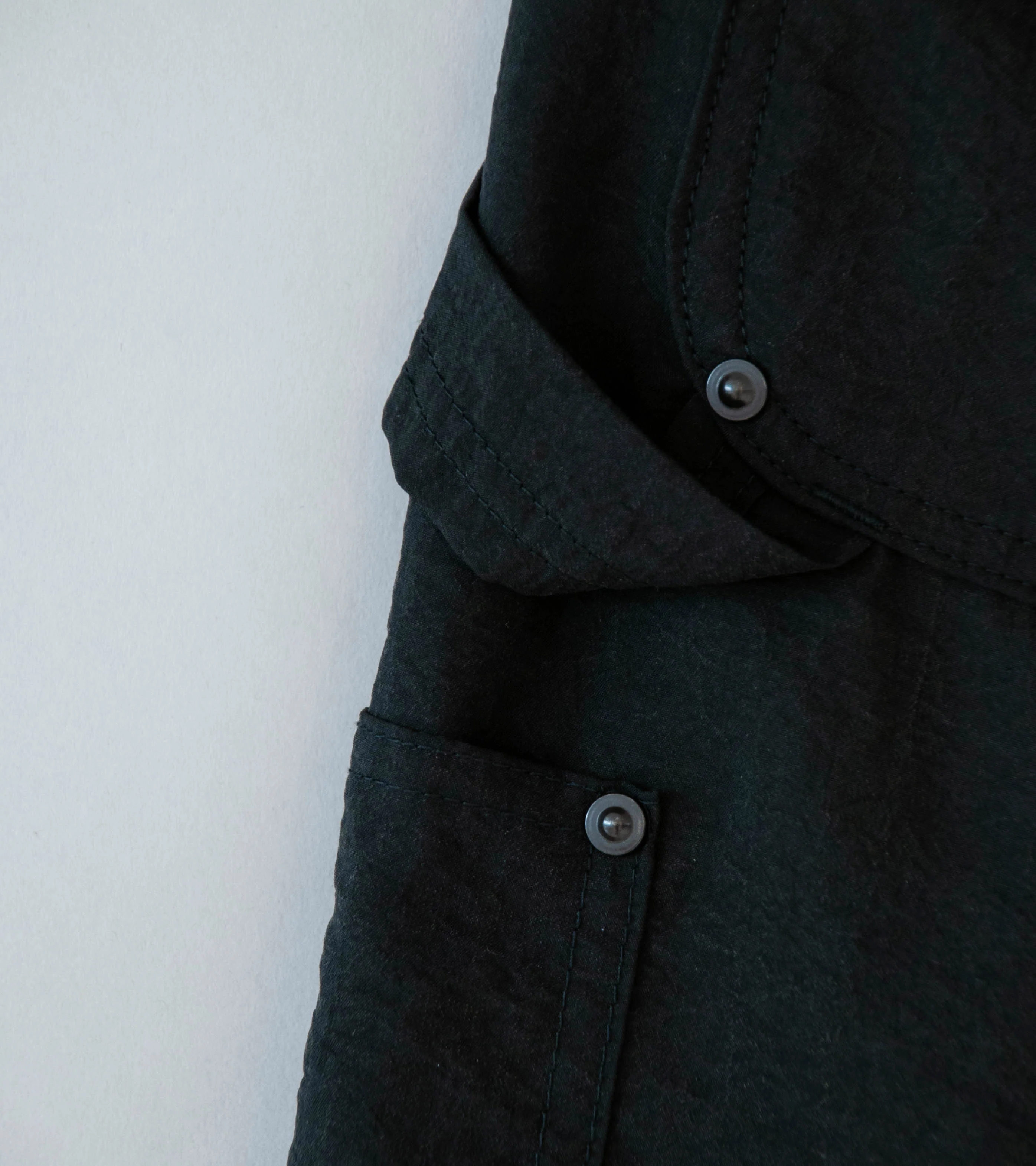 Product Twelve 'Silk Nylon Short Work Pants' (Black) - Image 8