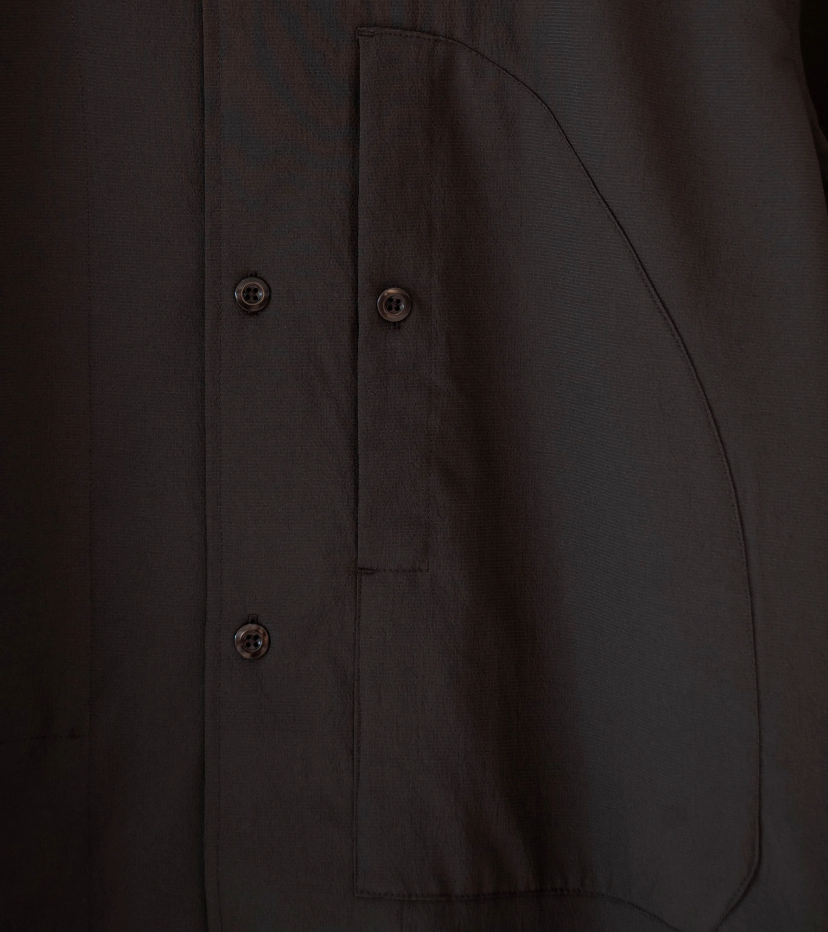 Product Twelve 'Ventilation Short Sleeve Shirt' (Brown) - Image 3