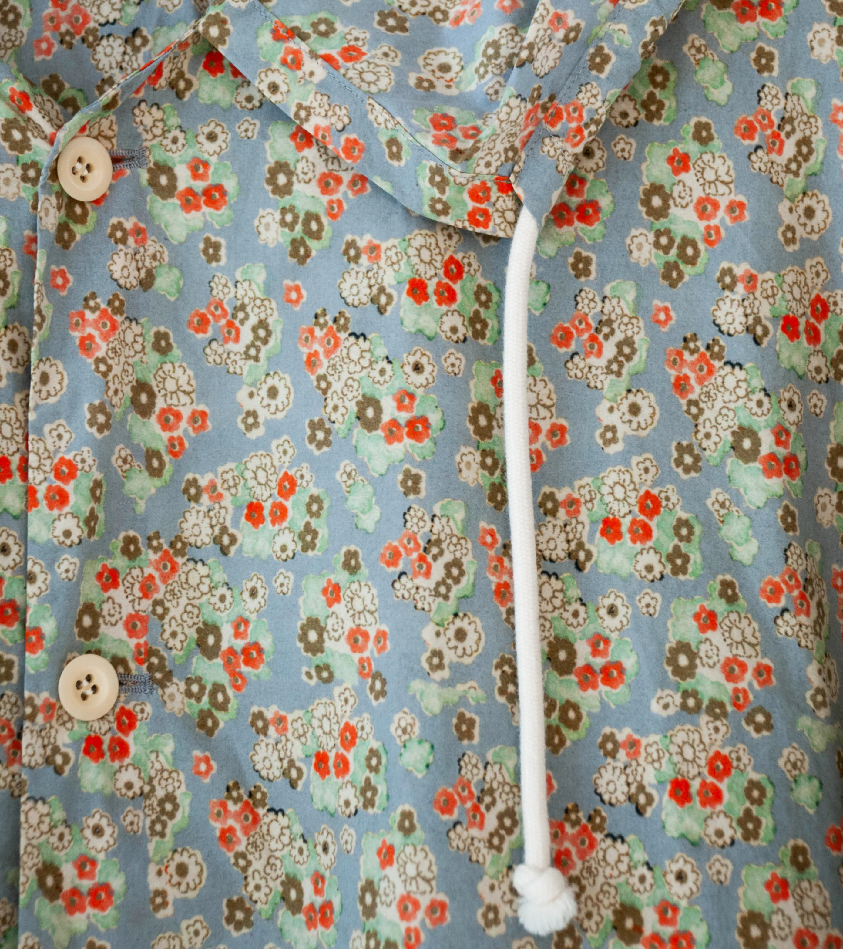 Sono 'Huckle Hoodie' (Dust Blue Floral Cotton) - Image 6