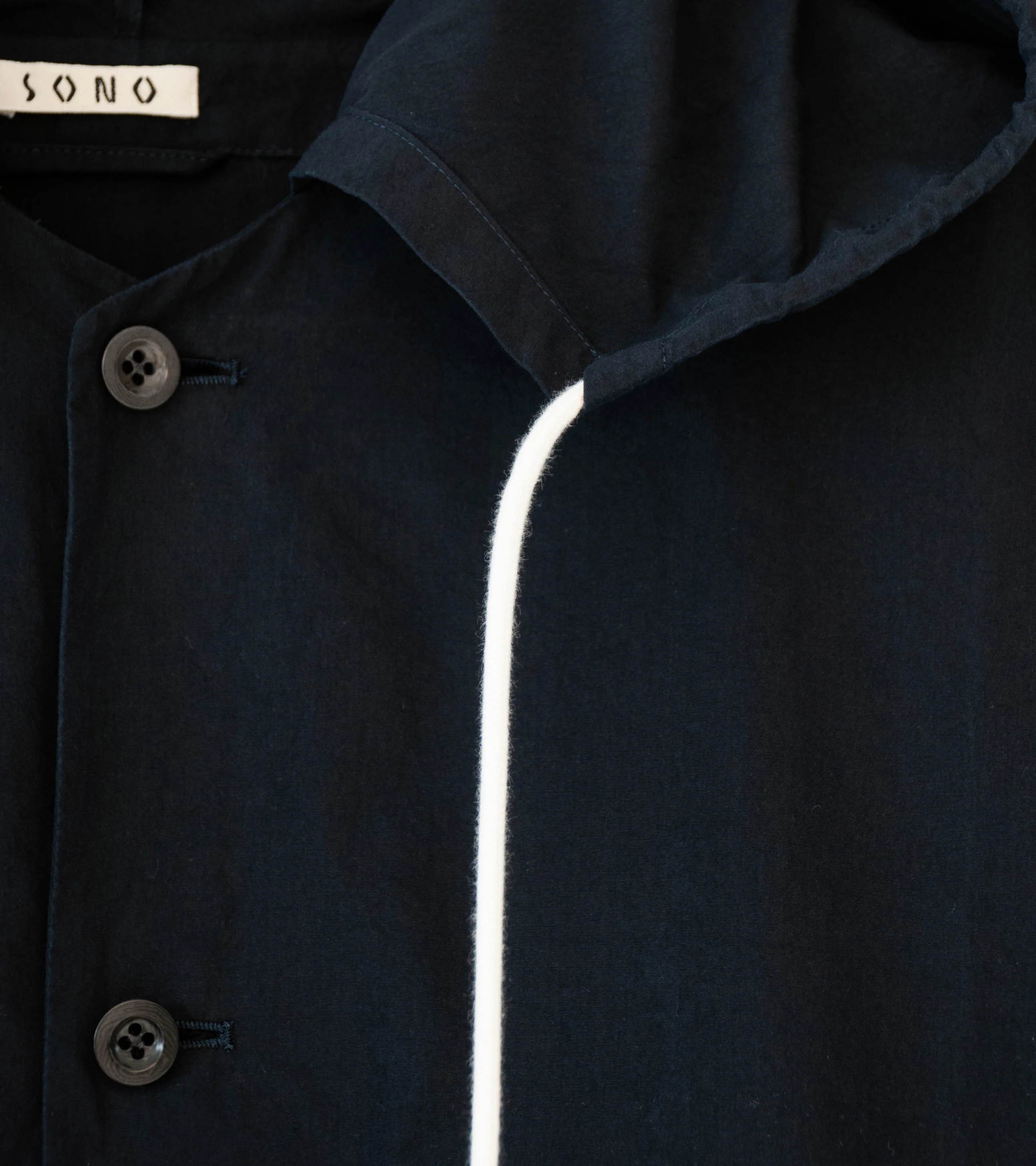 Sono 'Huckle Hoodie' (Off Black Organic Cotton) - Image 6