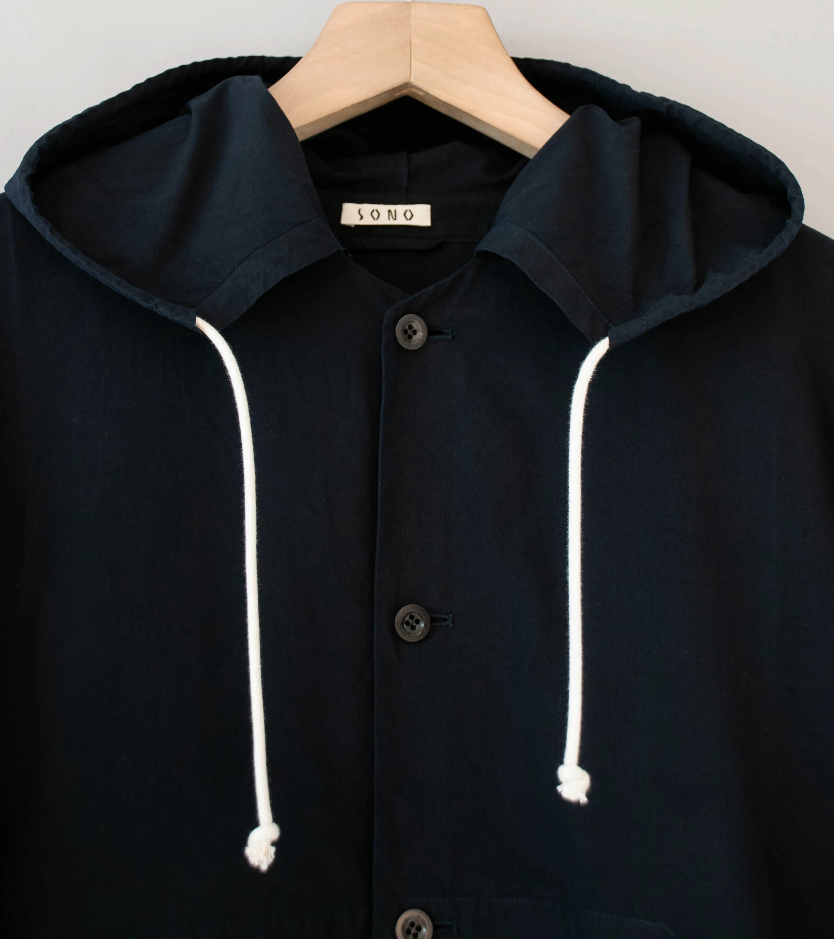Sono 'Huckle Hoodie' (Off Black Organic Cotton) - Image 7