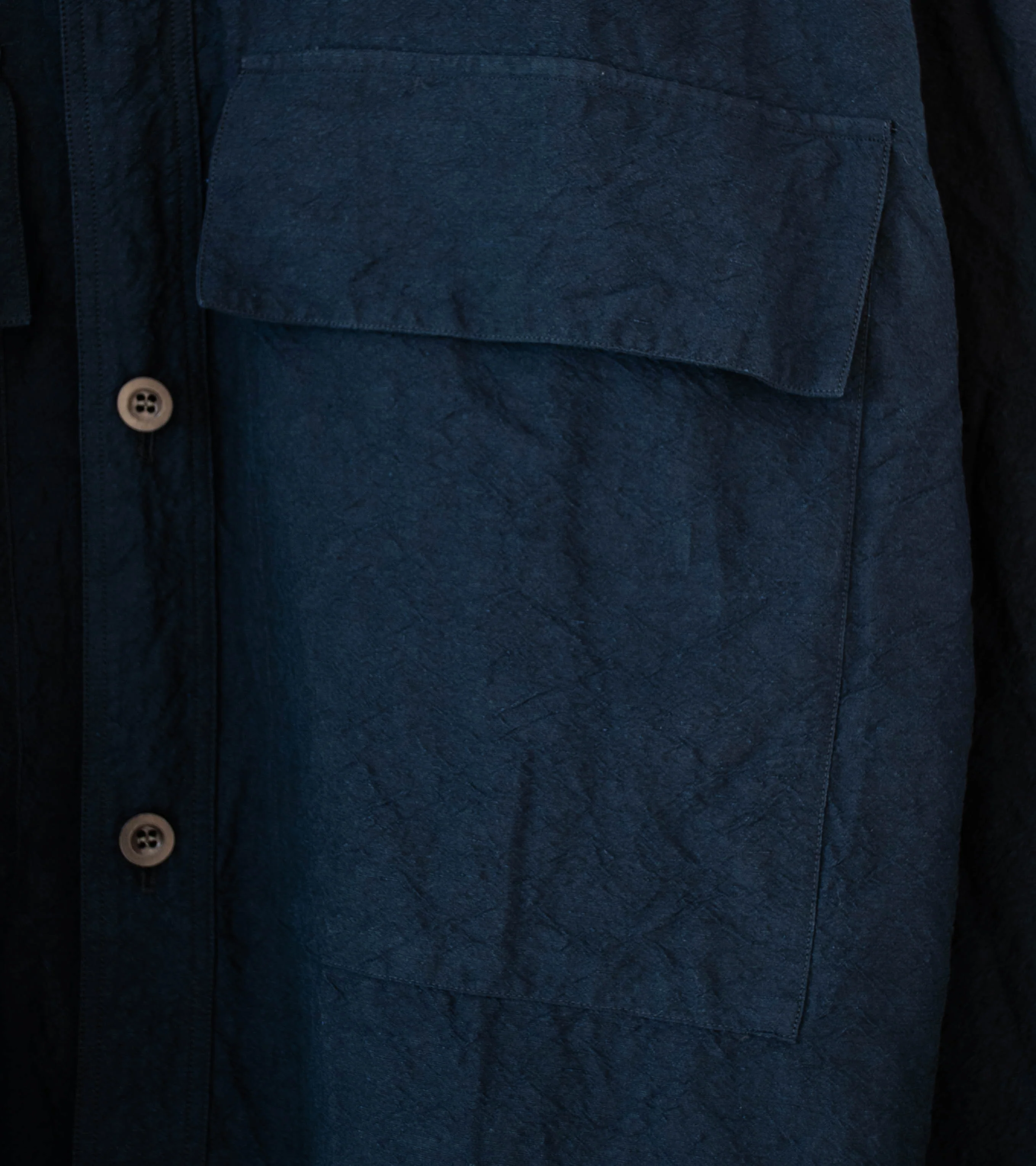 Sono 'Sid Shirt' (Midnight Linen Cotton) - Image 3