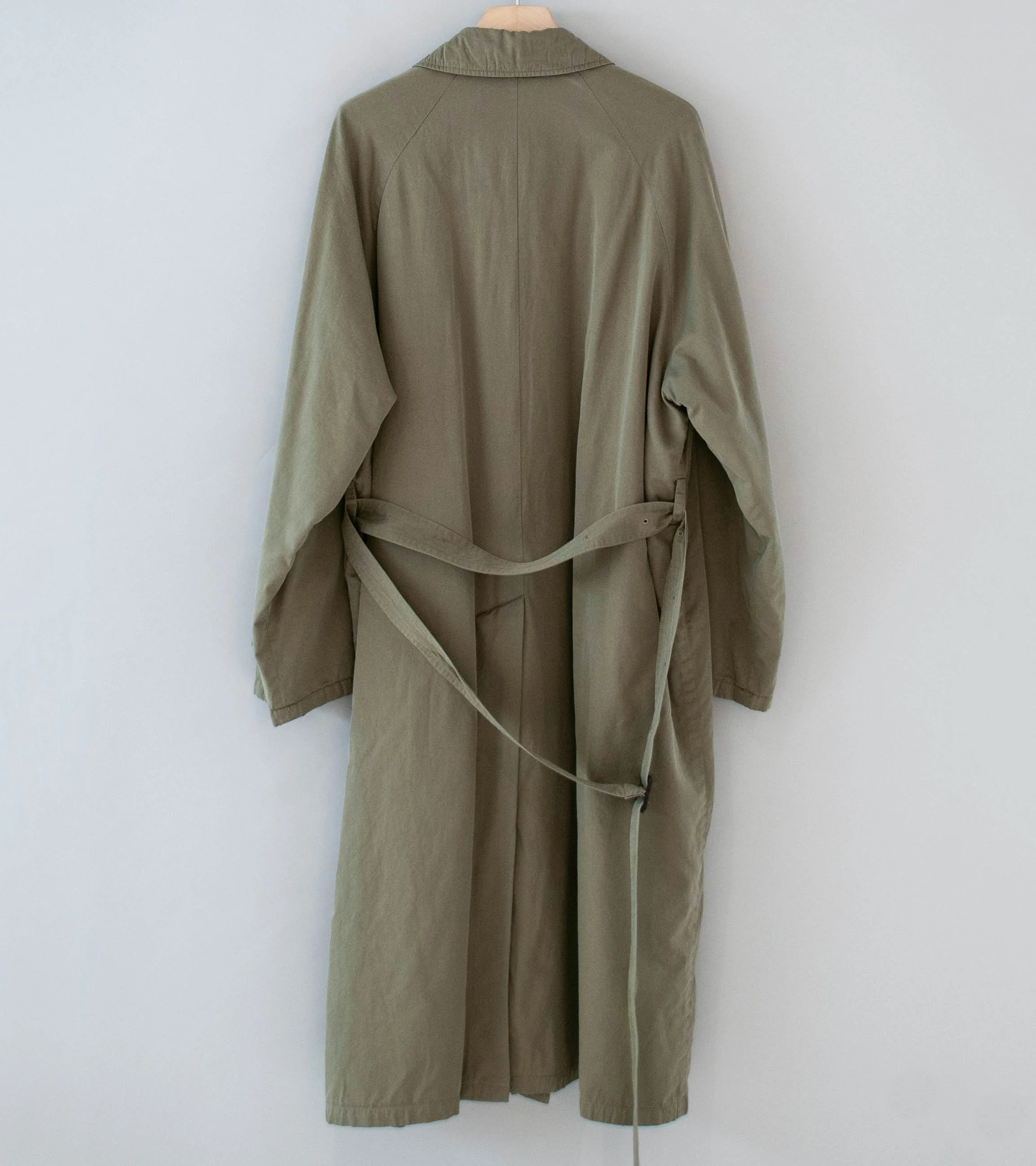 Stein 'Cotton Rayon Vintage Padded Balmacaan Coat' (Beige) - Image 11