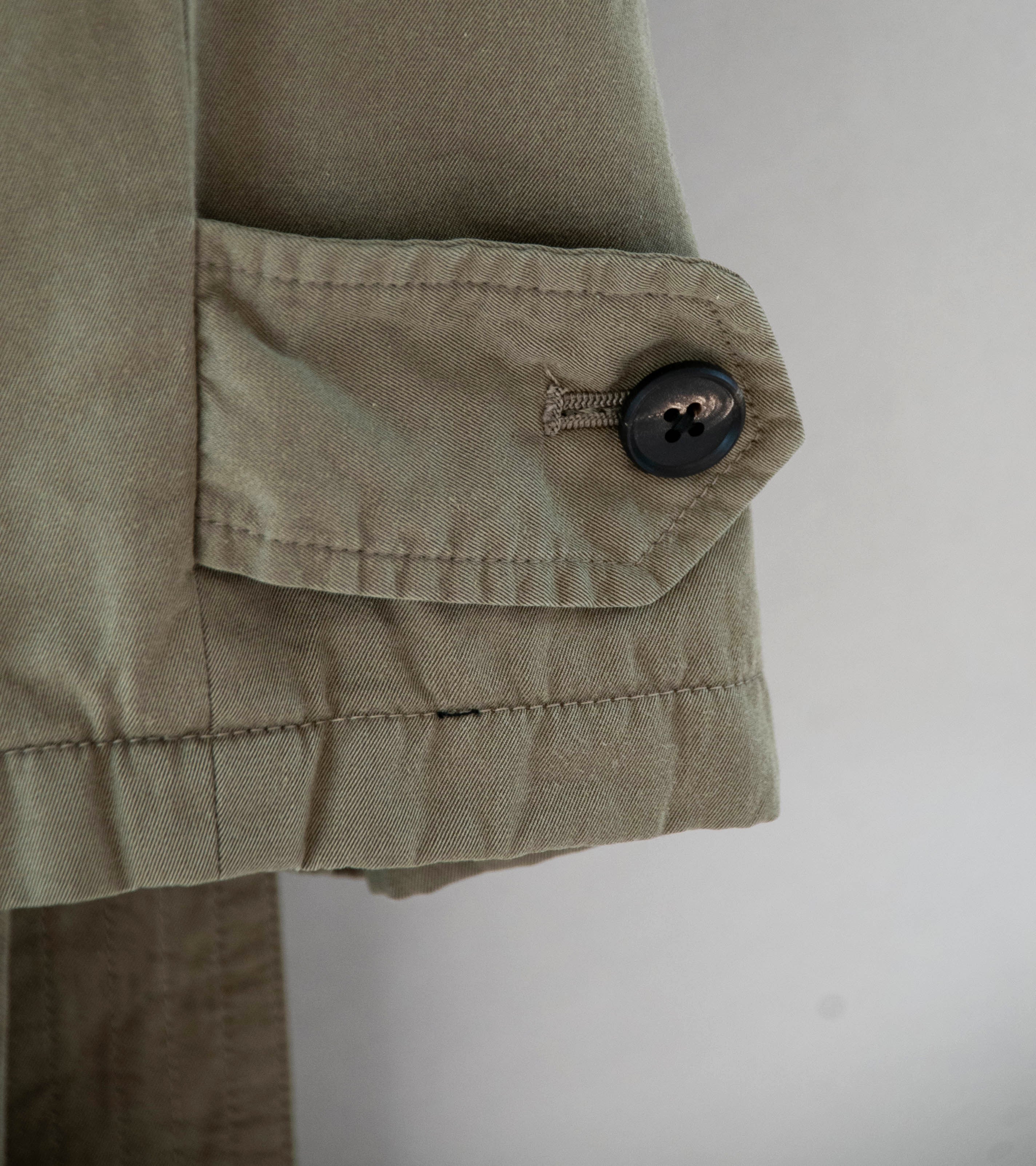 Stein 'Cotton Rayon Vintage Padded Balmacaan Coat' (Beige) - Image 6