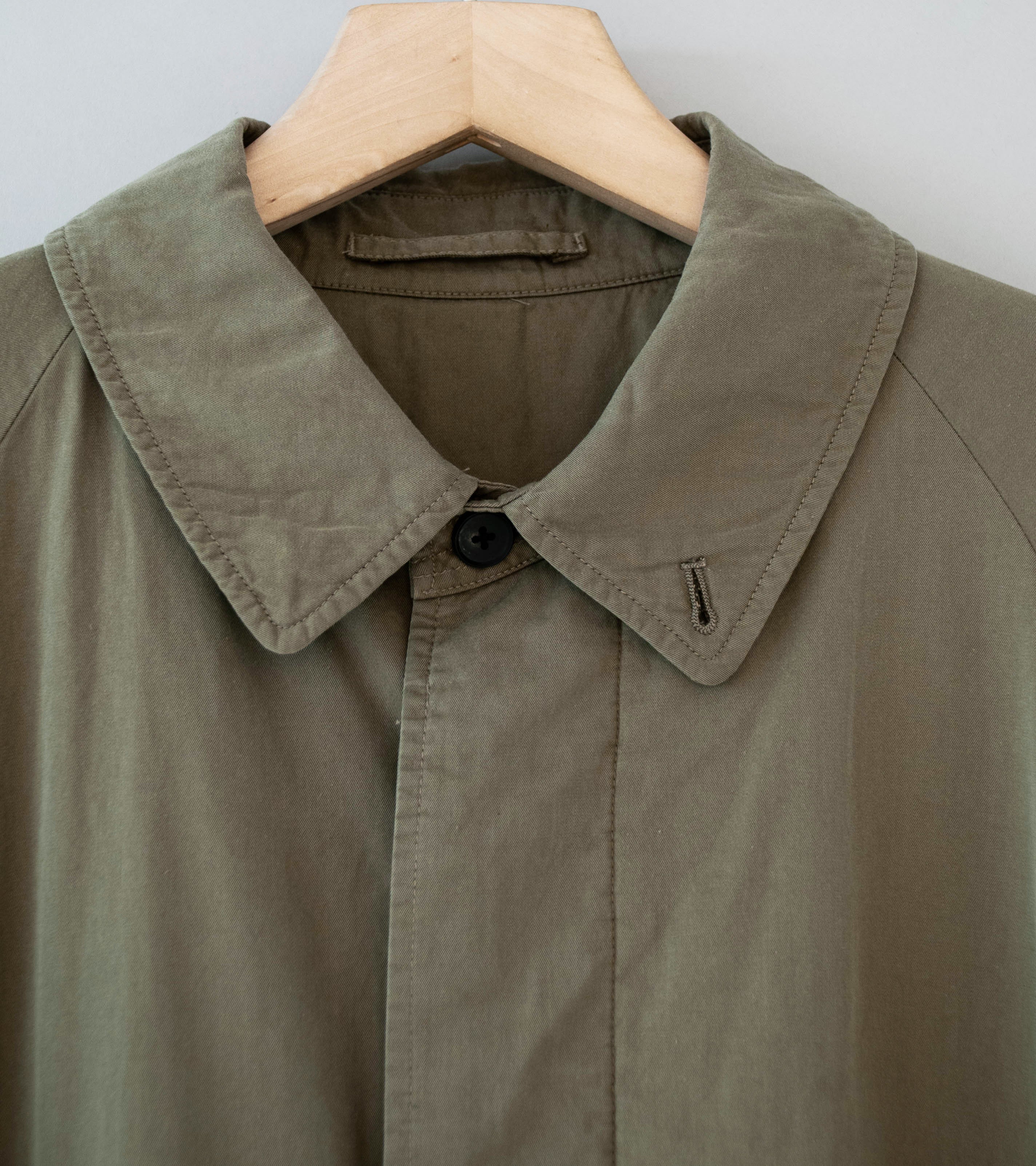 Stein 'Cotton Rayon Vintage Padded Balmacaan Coat' (Beige) - Image 7