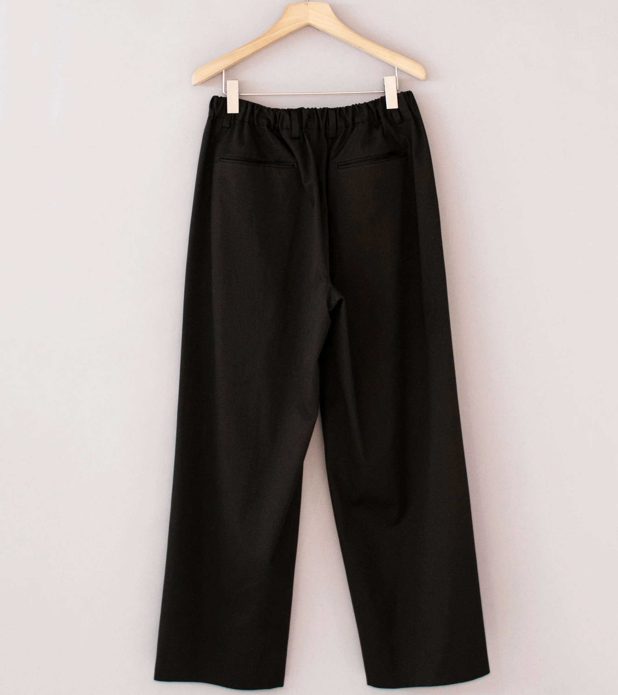 Stein 'Cotton Satin Easy Wide Trousers' (Dark Brown) - Image 4