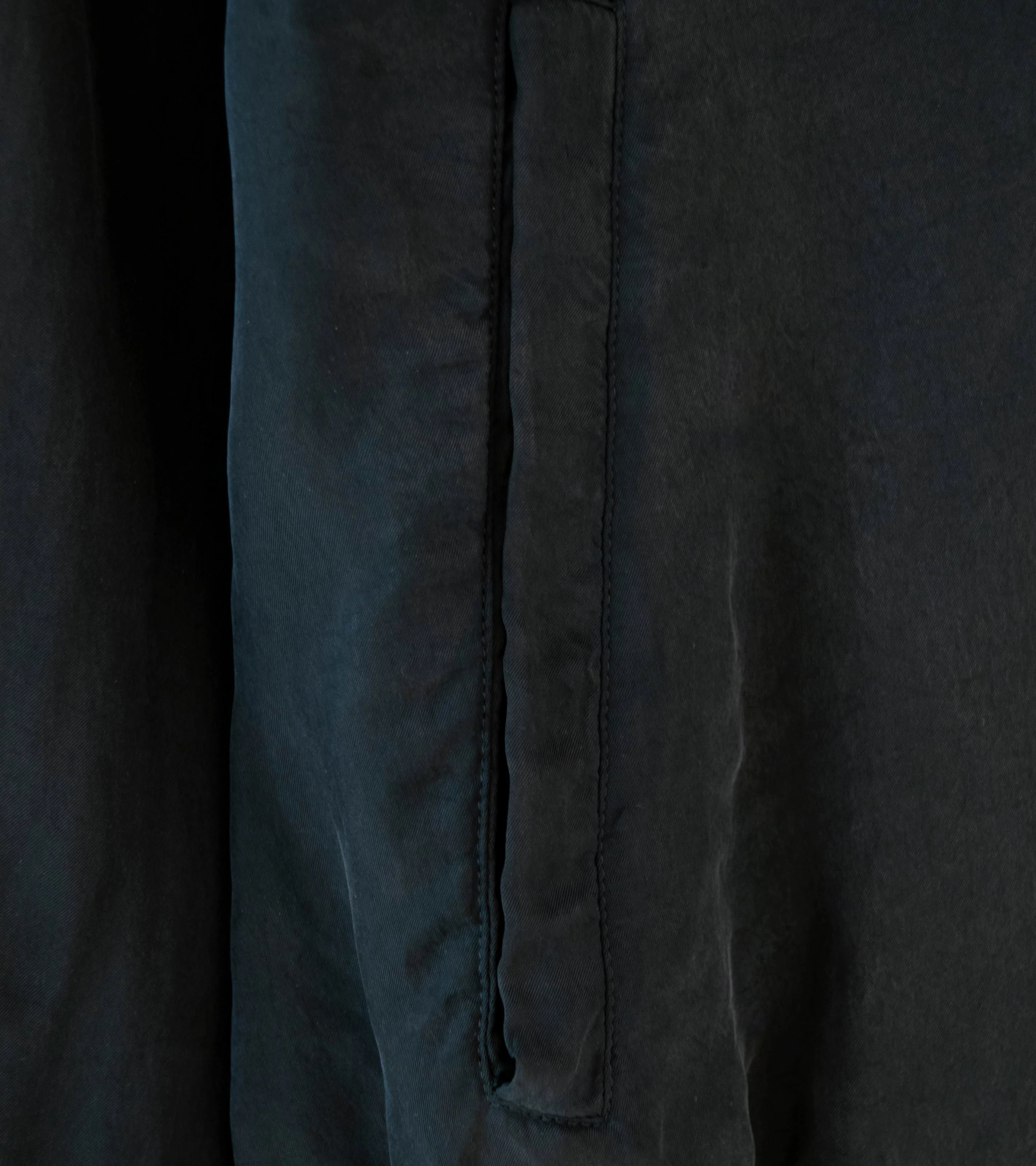 Stein 'Cupro Fibril Vintage Zip Jacket' (Black) - Image 4