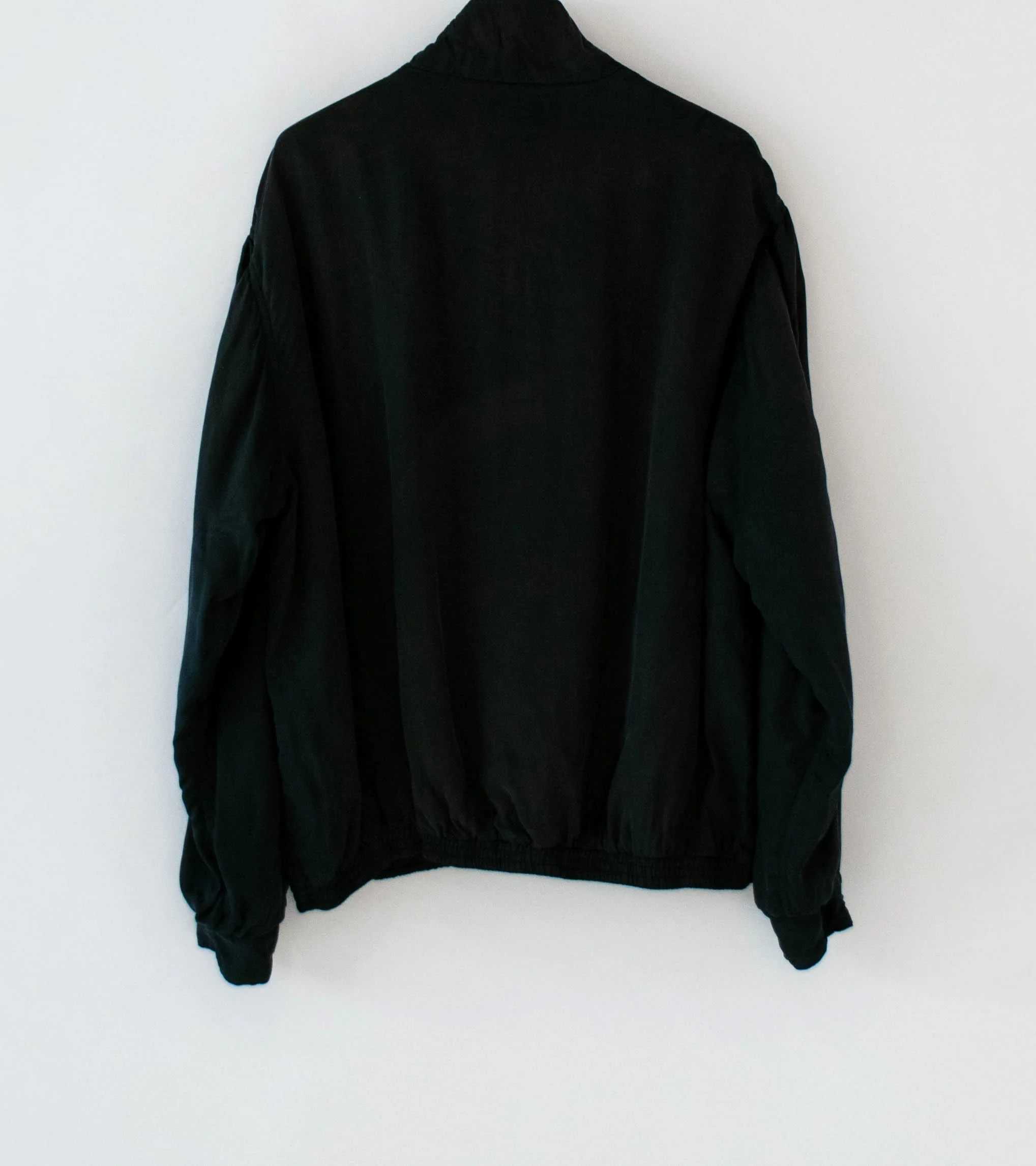 Stein 'Cupro Fibril Vintage Zip Jacket' (Black) - Image 7