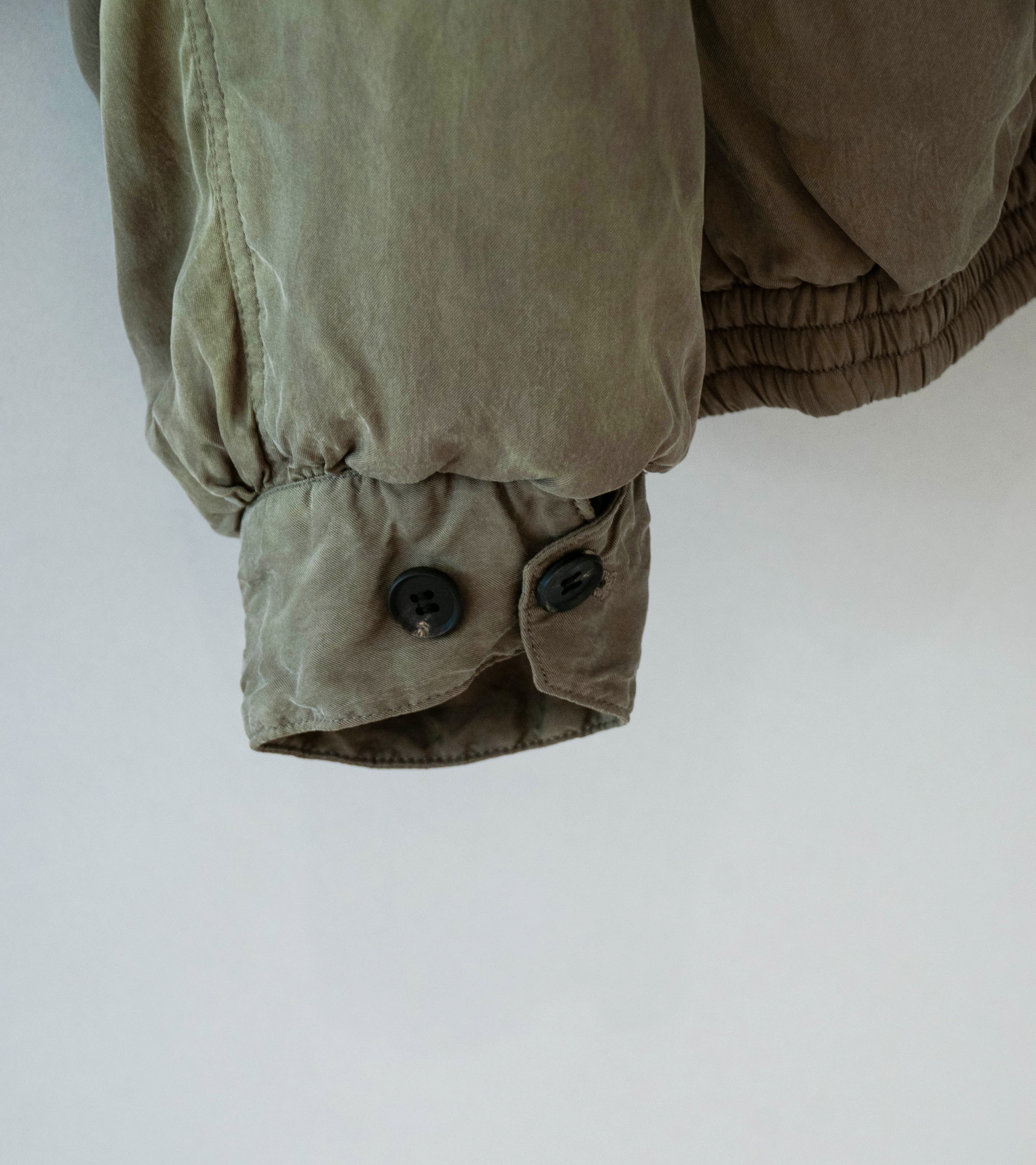 Stein 'Cupro Fibril Vintage Zip Jacket' (Khaki) - Image 5