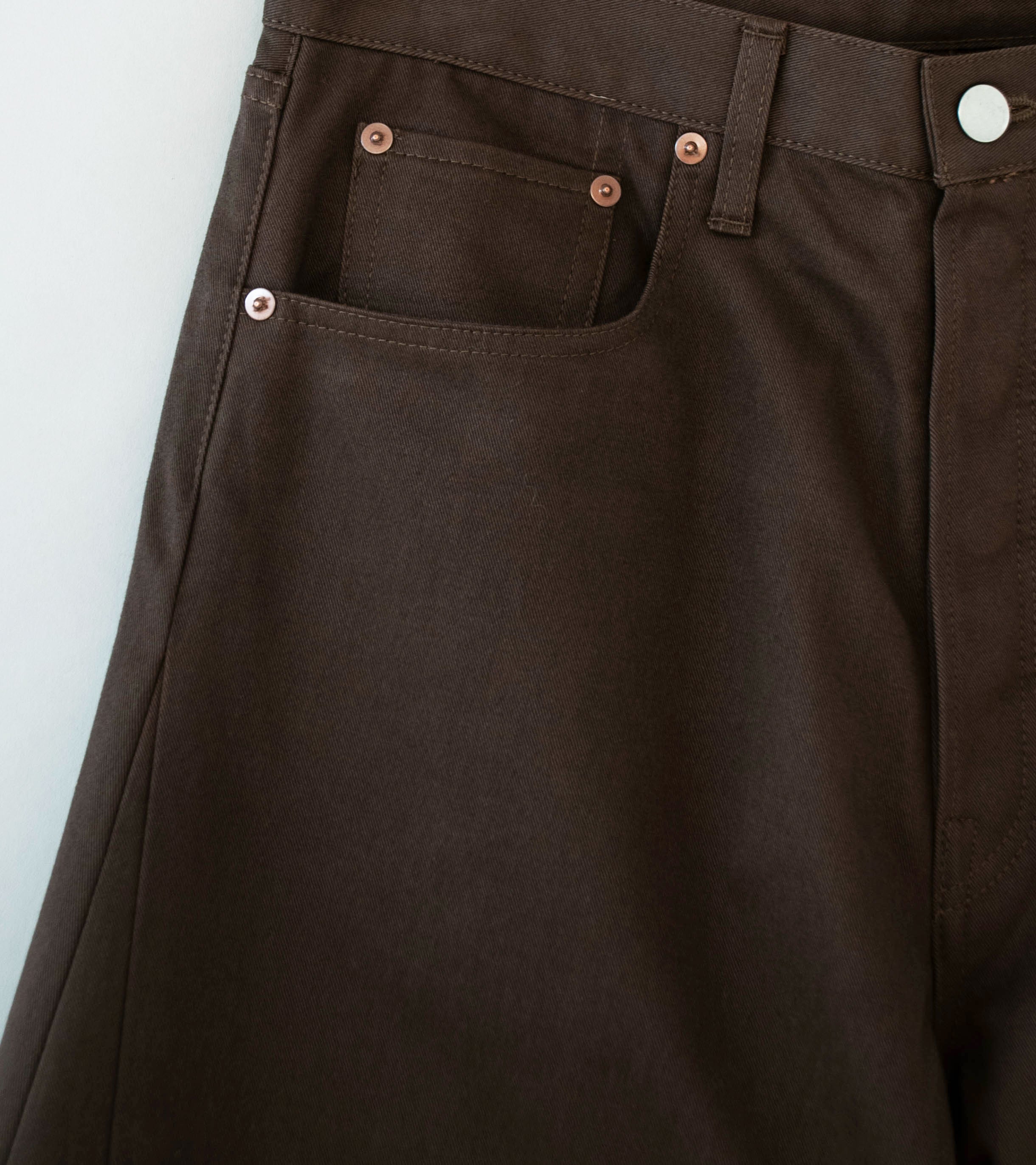 Stein 'Deformation Wide Cotton Pants' (Brown) - Image 2