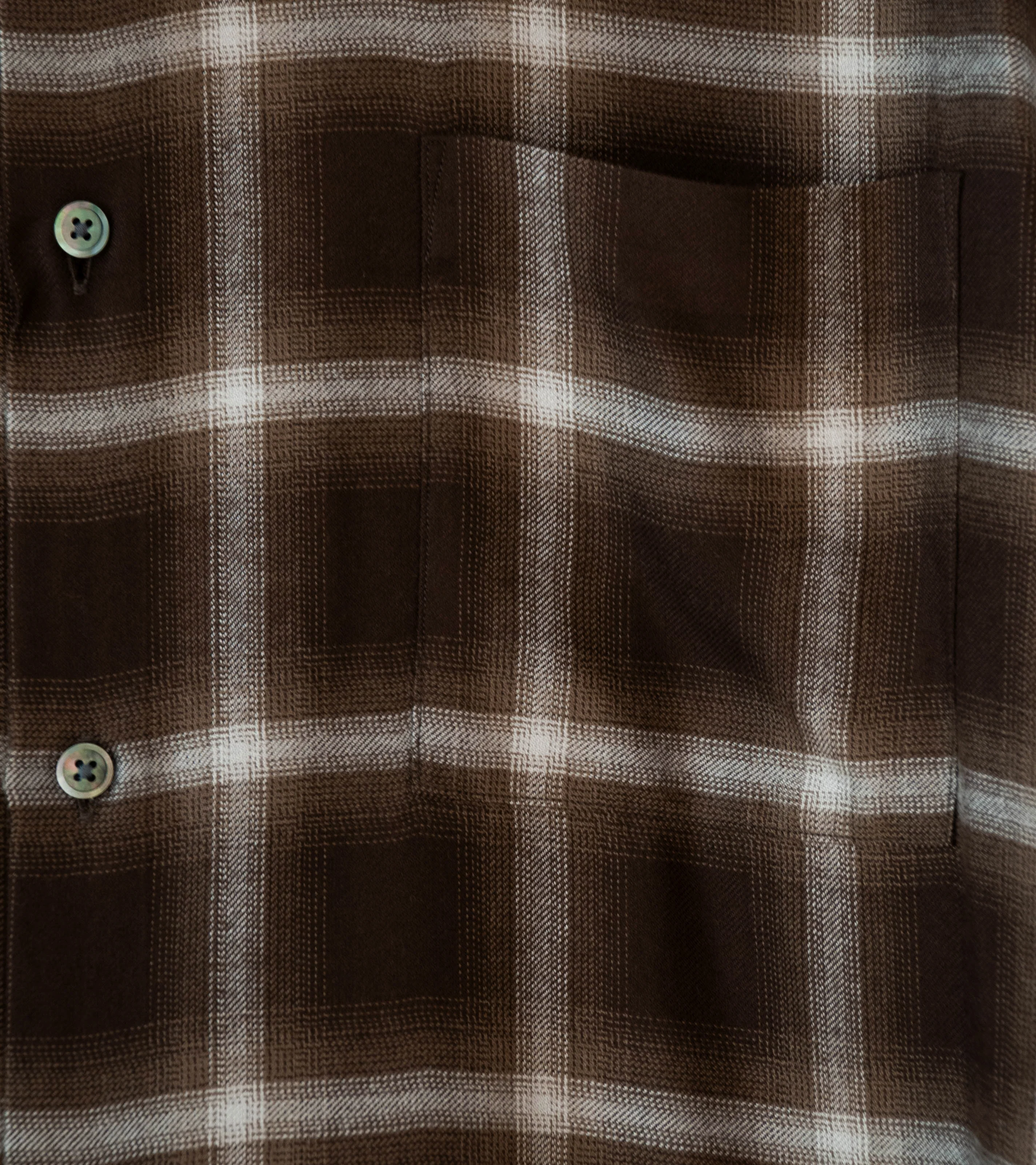 Stein 'Ly/Vis Check Oversized Shirt' (Brown Ombre) - Image 3