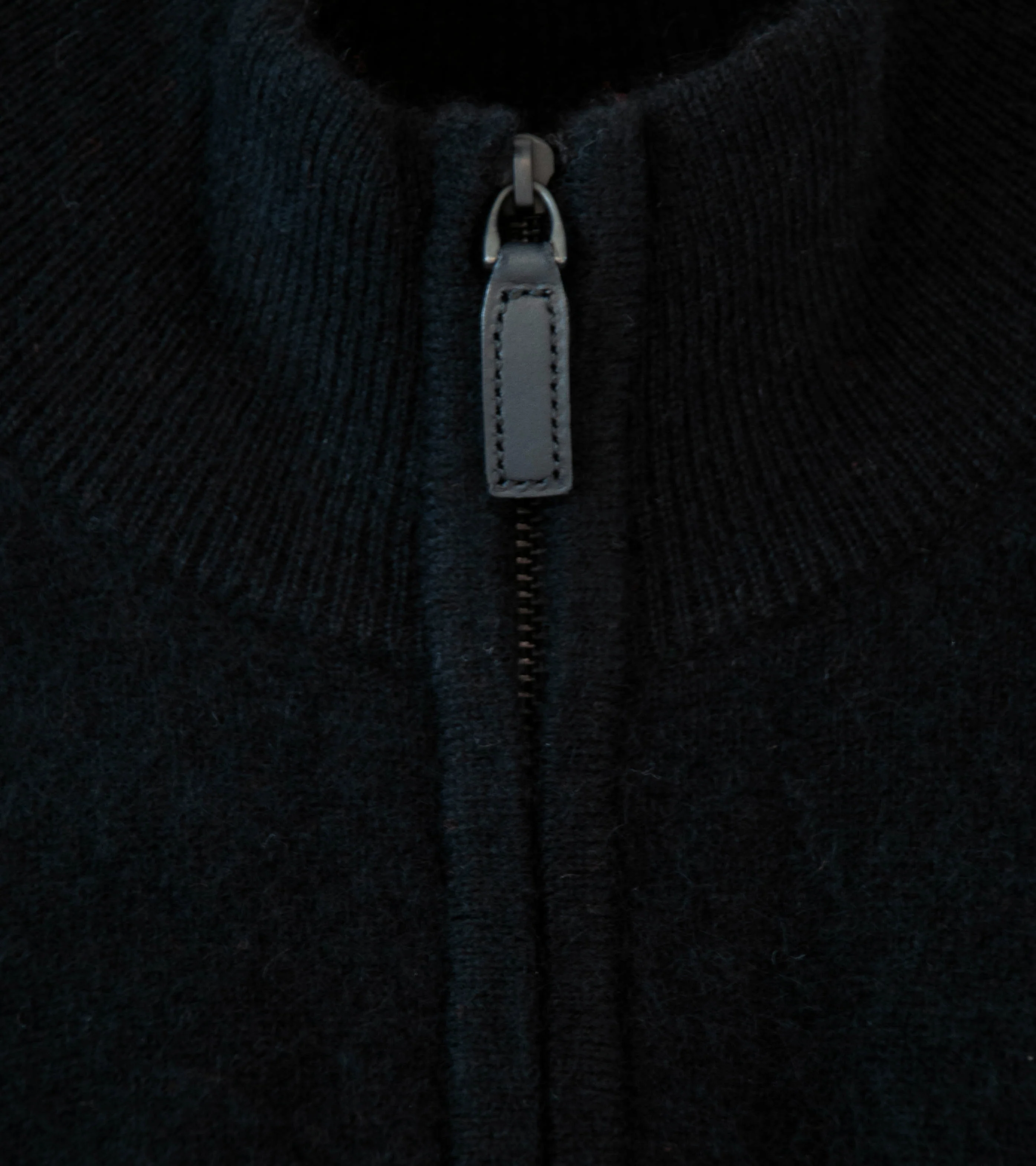 Stein 'Pure Cashmere Knit Half Zip LS' (Black) - Image 7