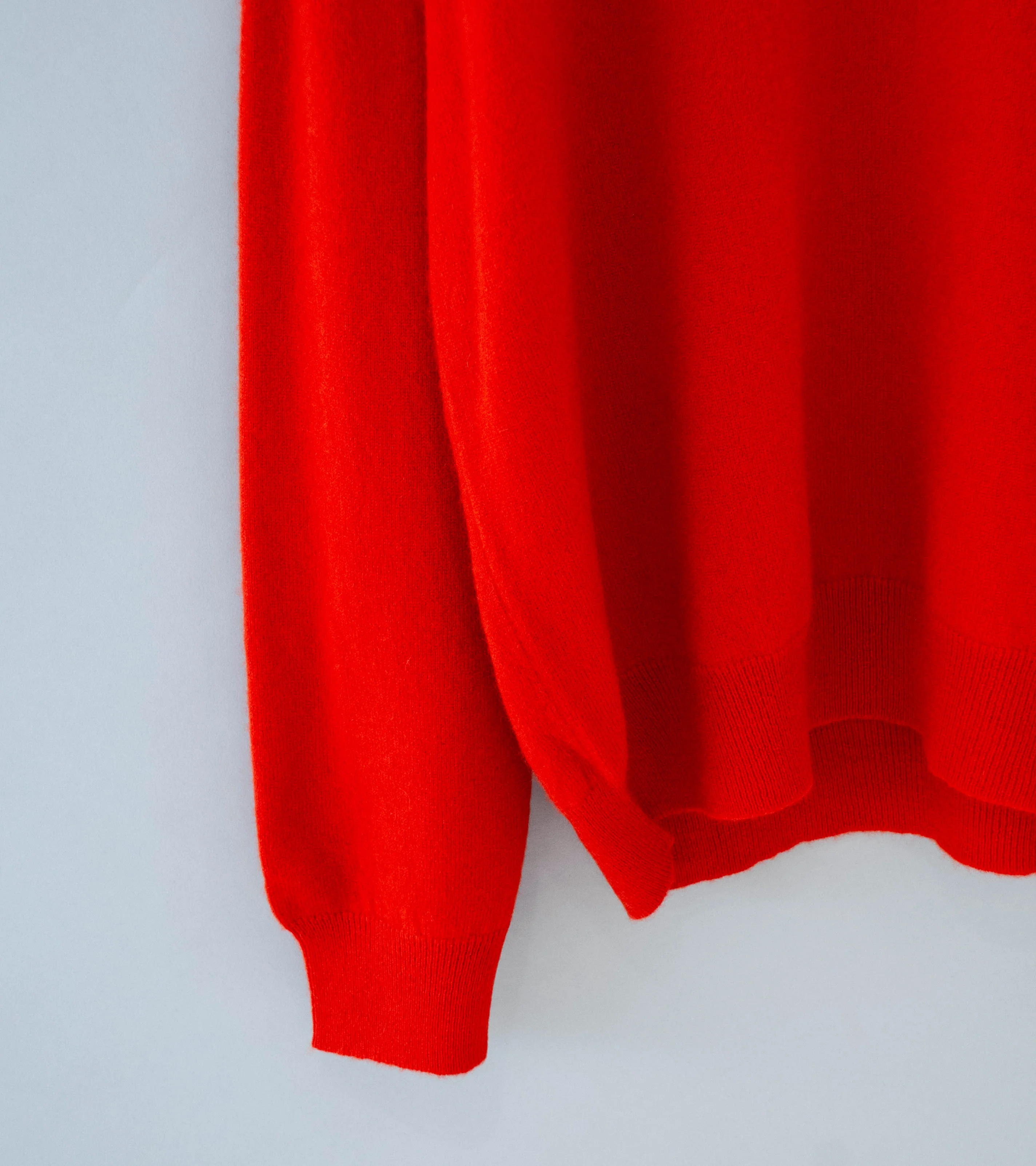 Stein 'Pure Cashmere Knit Half Zip LS' (Red) - Image 3