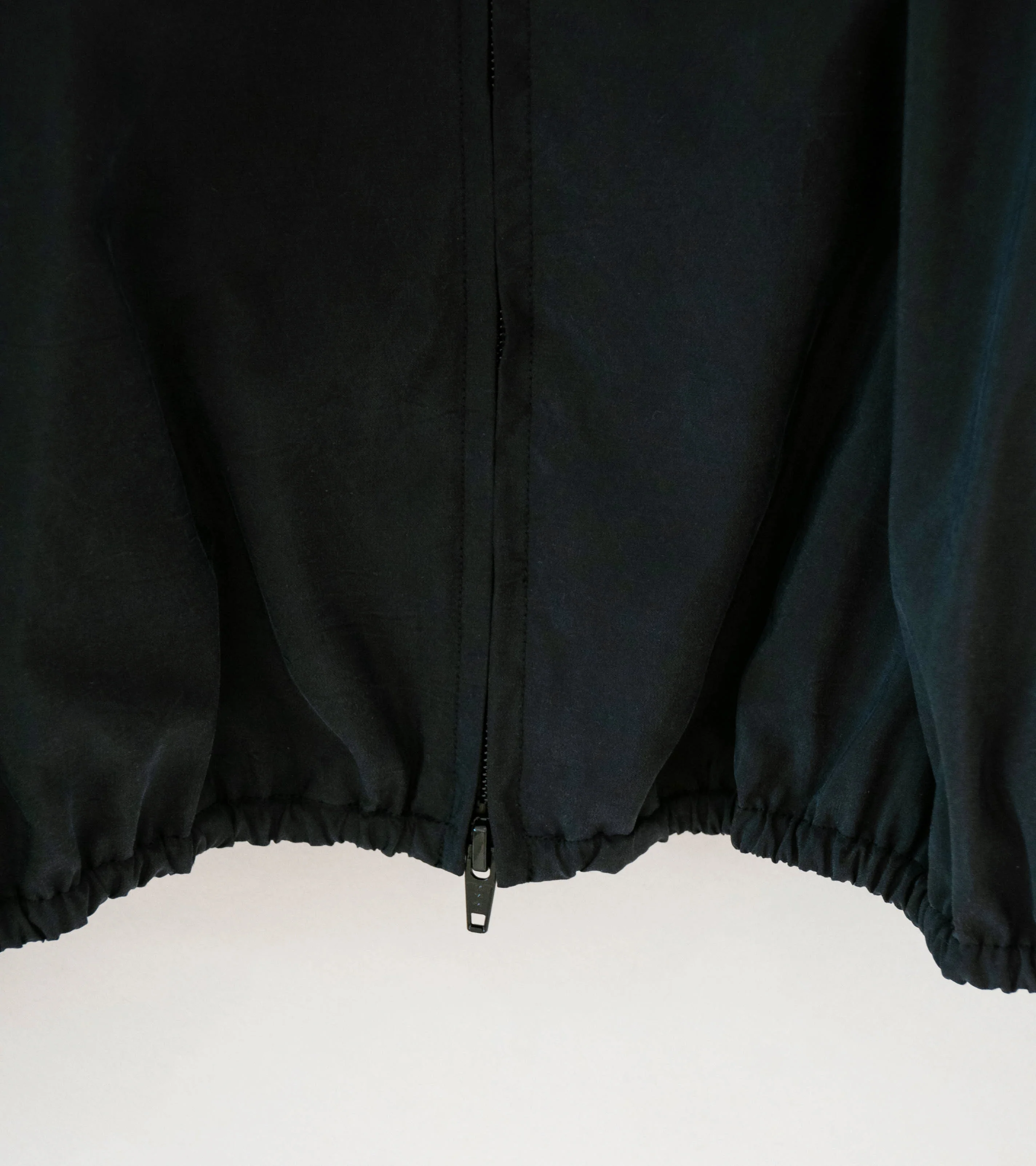 Stein 'Silk Nylon Collared Zip Jacket' (Black) - Image 7