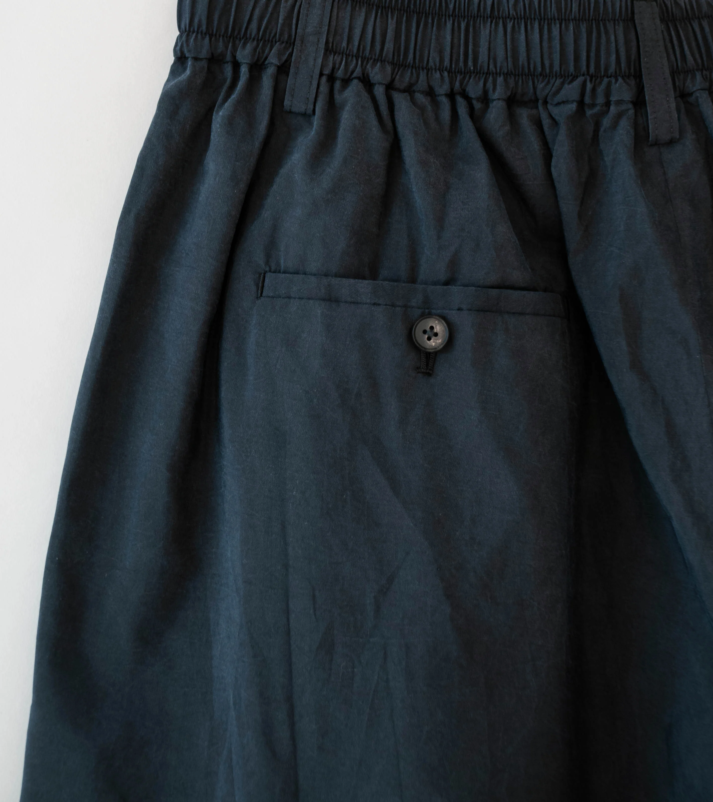 Stein 'Silk Nylon Easy Short Trousers' (Black) - Image 5