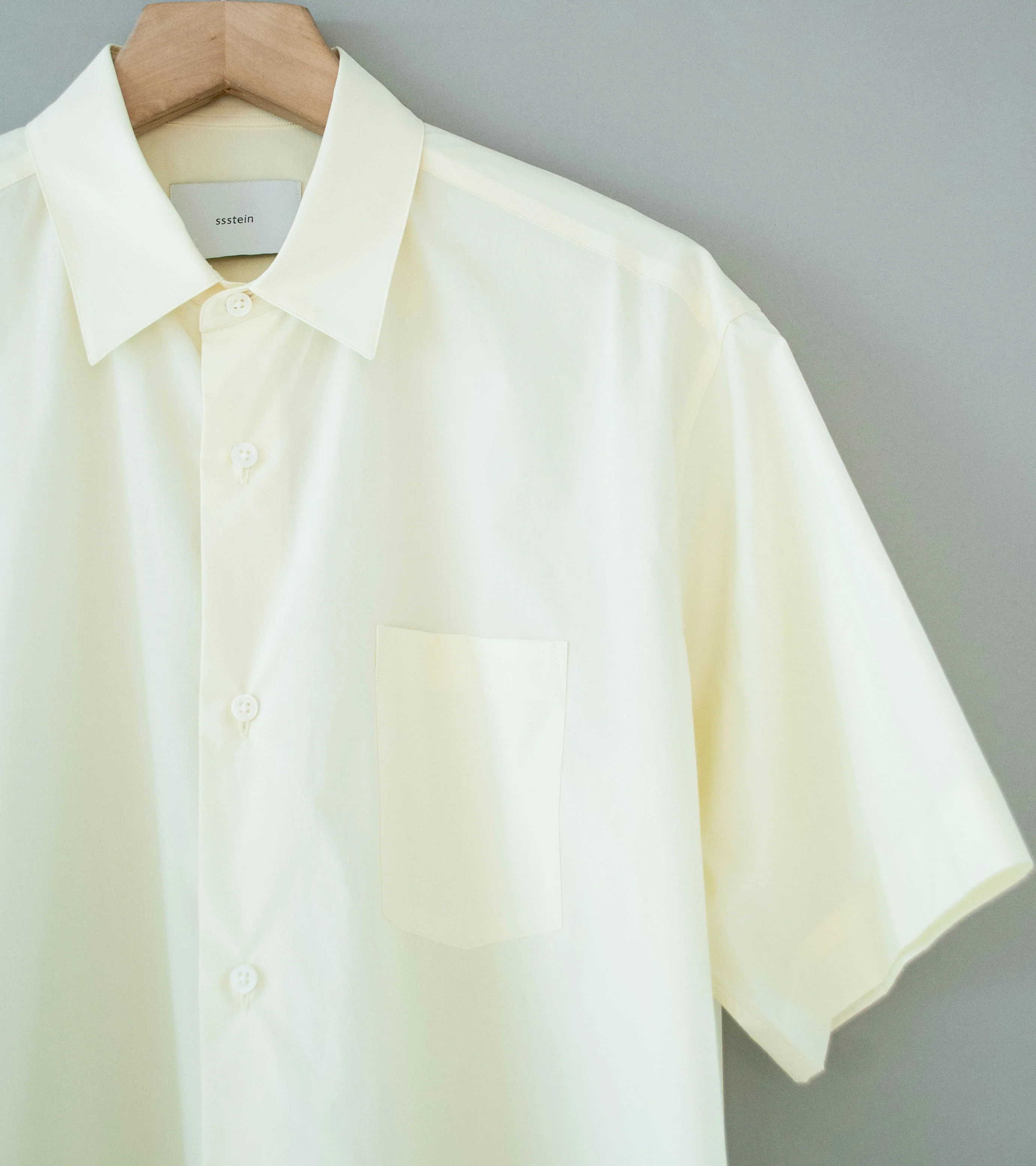Stein 'Suvin Cotton Oversized SS Shirt' (Yellow) - Image 2